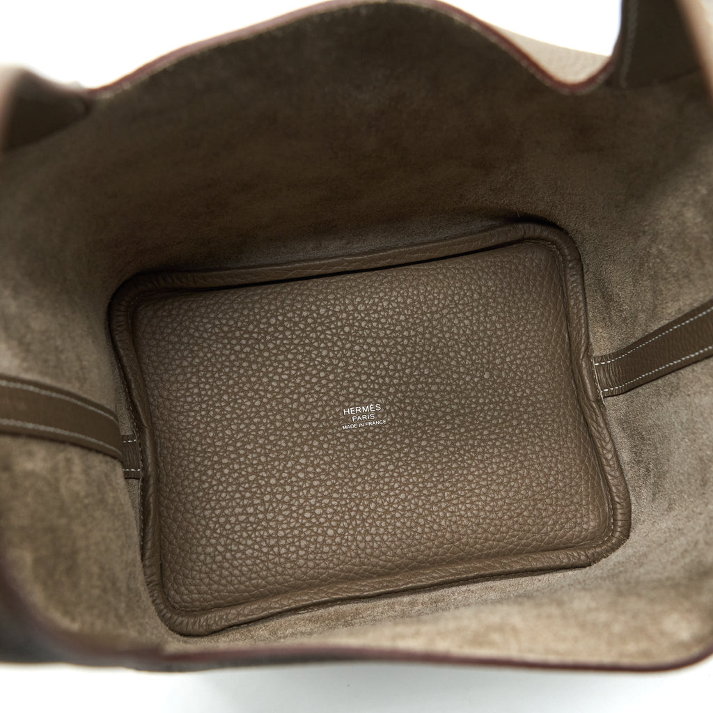 HERMES PICOTIN 18 LOCK BAG CLEMENCE ETOUPE SHW
