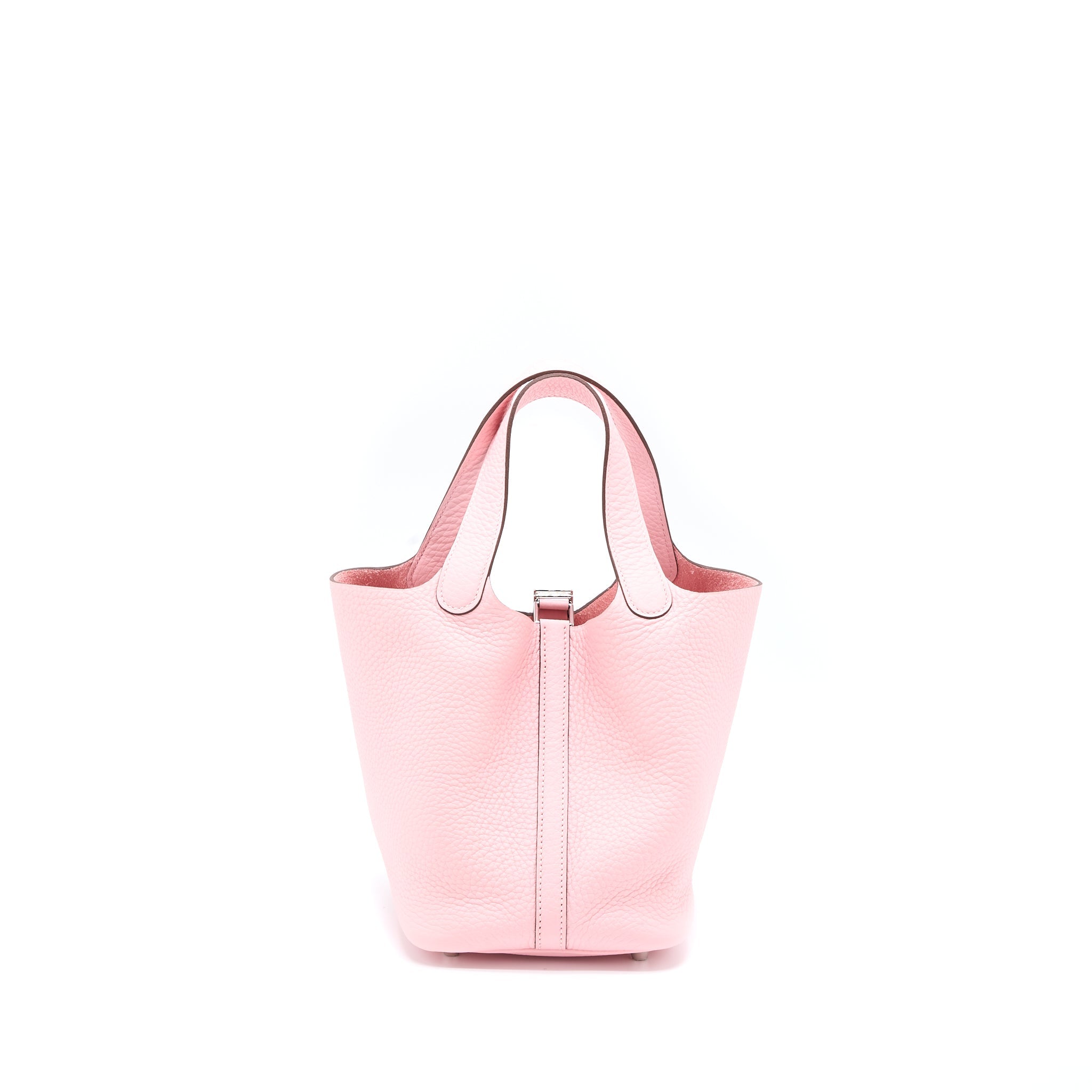 HERMES PICOTIN 18 LOCK BAG CLEMENCE ROSE SAKURA SHW