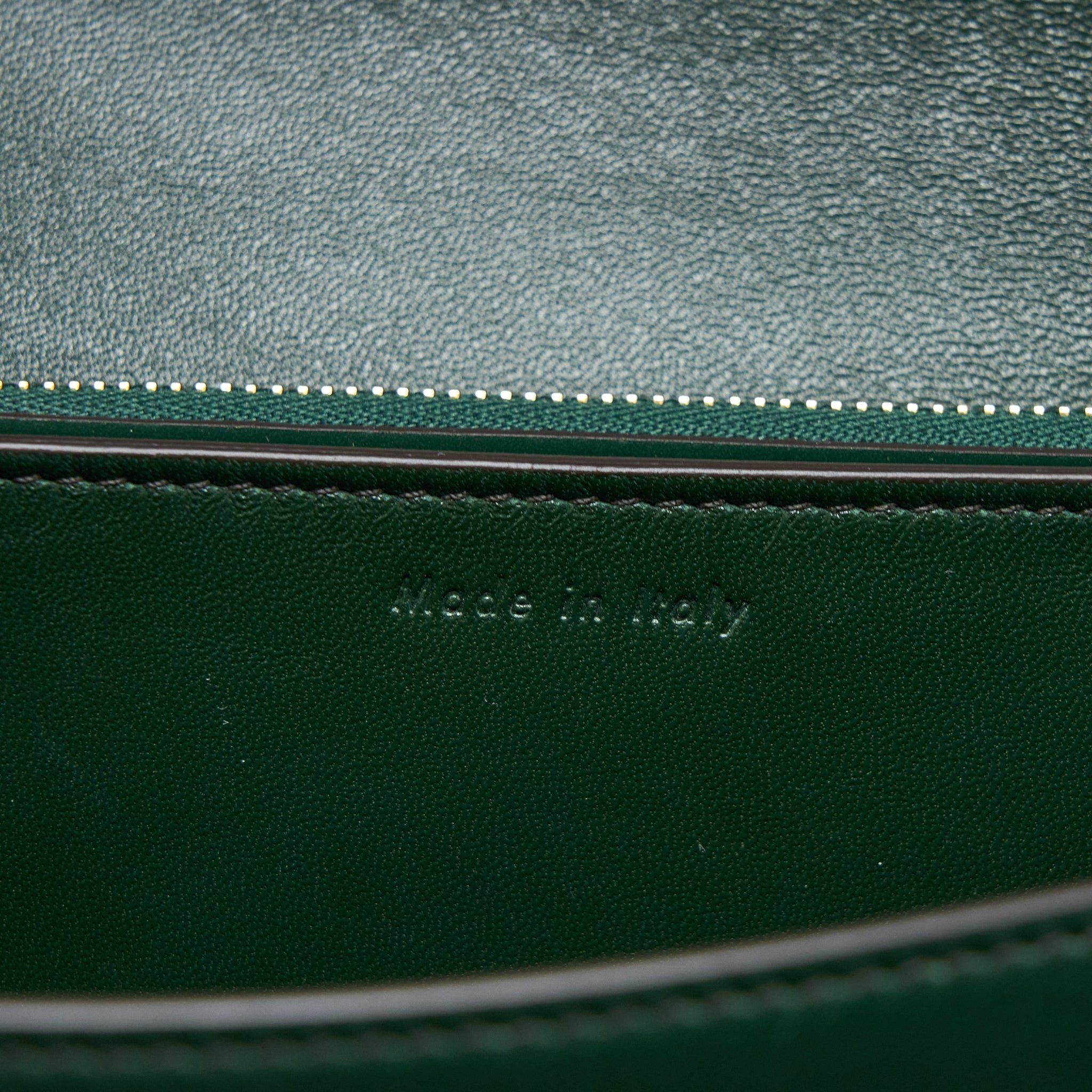 CELINE MEDIUM CLASSIC BOX BAG CALFSKIN GREEN GHW
