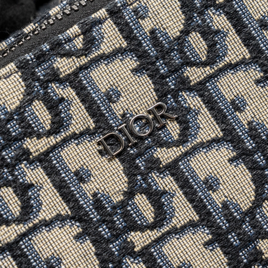 DIOR HOMME MESSENGER ROLLER BLUE OBLIQUE CANVAS SHW