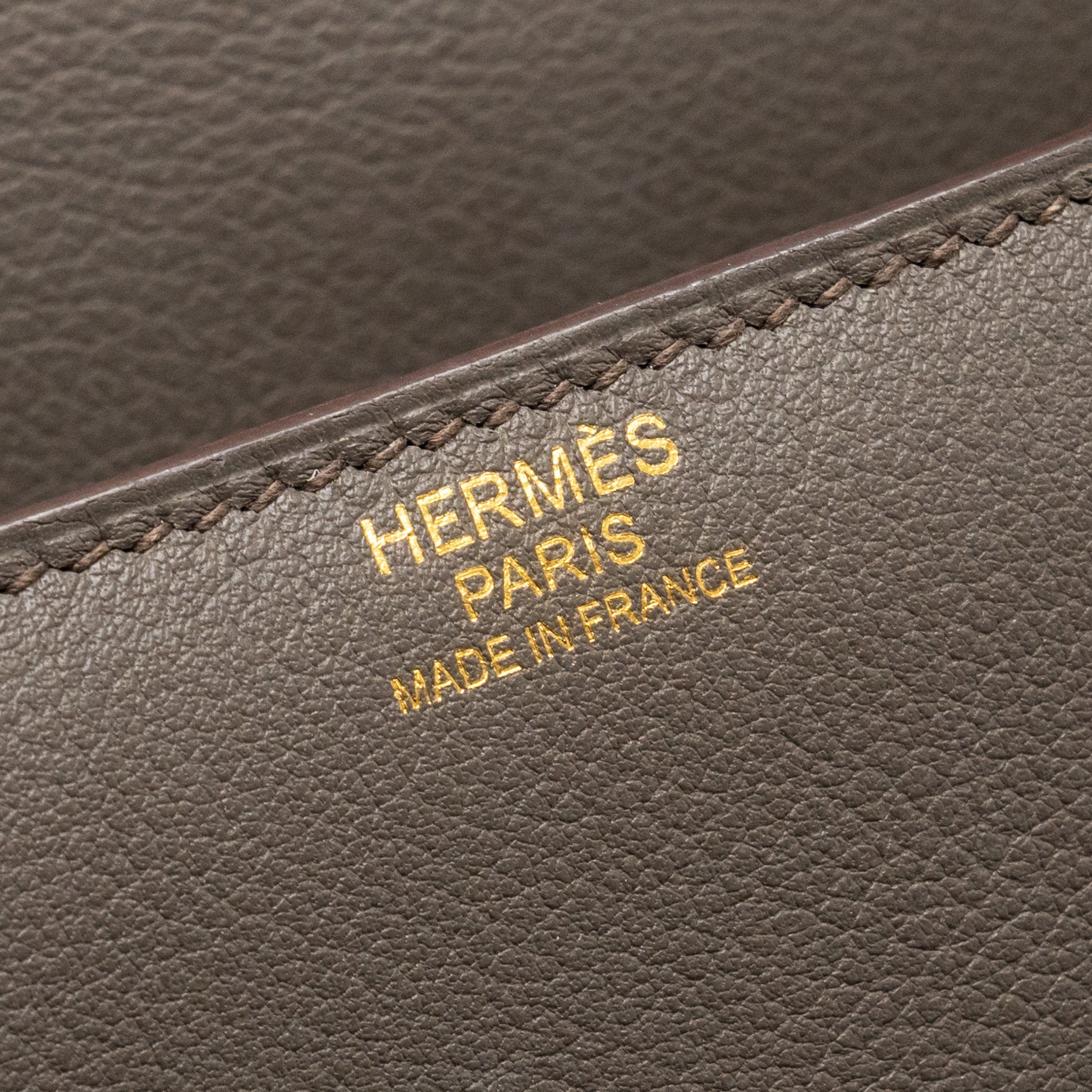HERMES CHERCHE-MIDI SHOULDER BAG 8F GRIS ETAIN GHW