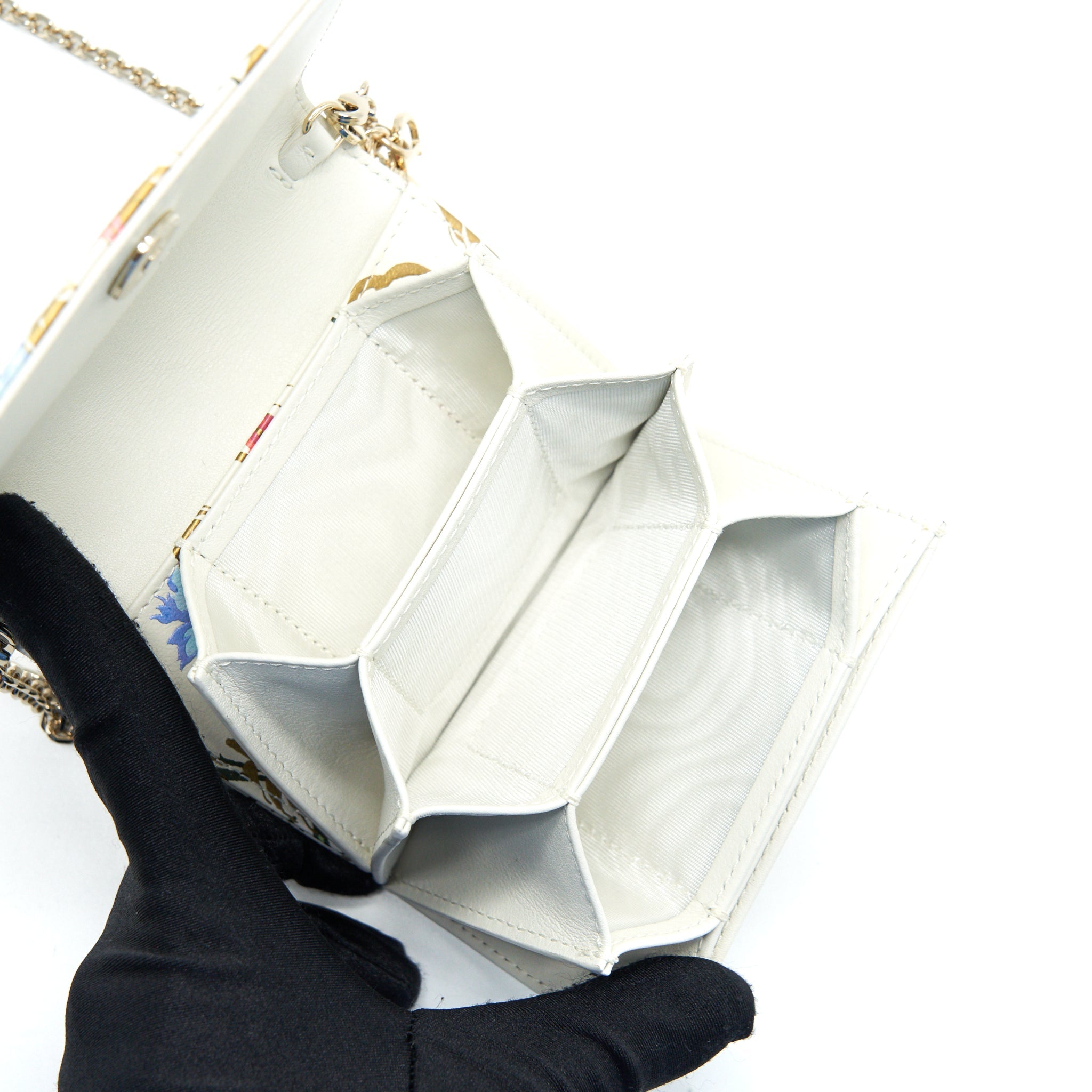 DIOR CARD HOLDER WITH CHAINS LGHW
