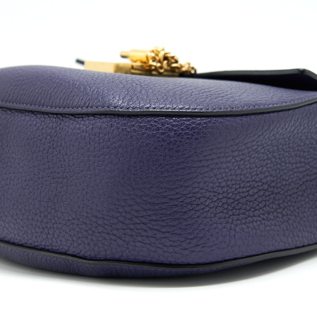 CHLOE DREW BAG DARK BLUE GHW