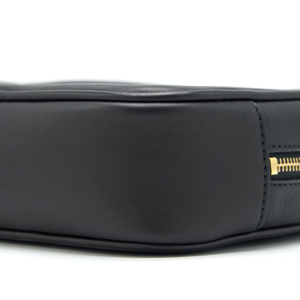 SAINT LAURENT/ YSL MINI CAMERA CROSSBODY BAG BLACK GHW