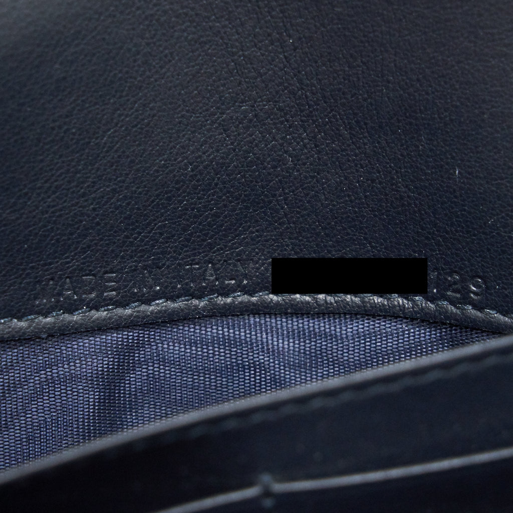 DIOR OBLIQUE JACQUARD SADDLE WALLET WITH CHAIN