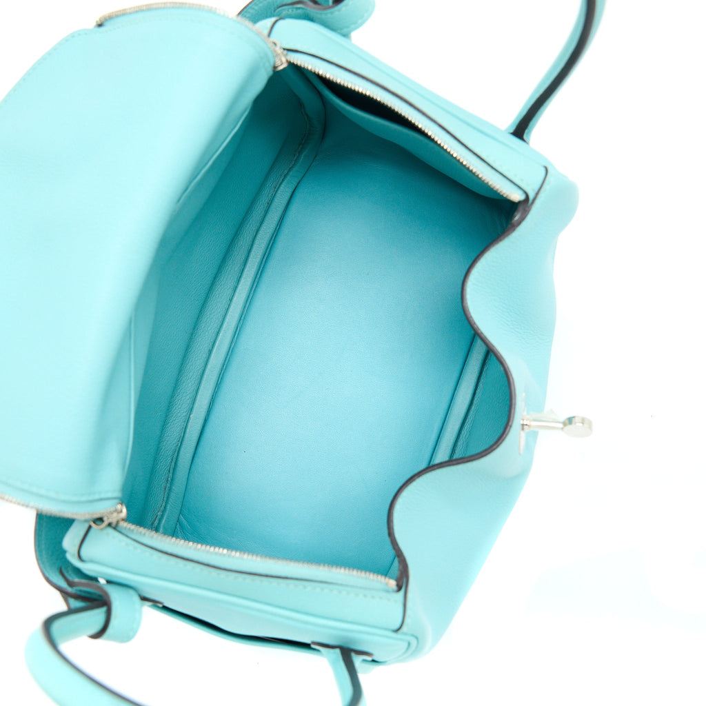 HERMES LINDY 26 EVERCOLOR 3P BLUE ATOLL SHW