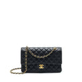 CHANEL CLASSIC DOUBLE FLAP MEDIUM 25CM CAVIAR BLACK GHW