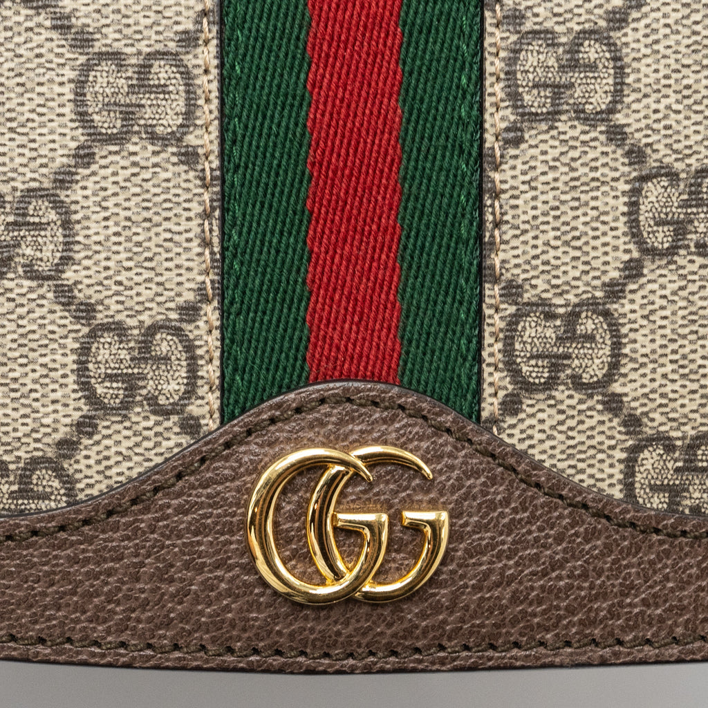 GUCCI OPHIDIA GG SHOULDER BAG GG SUPREME CANVAS  GHW