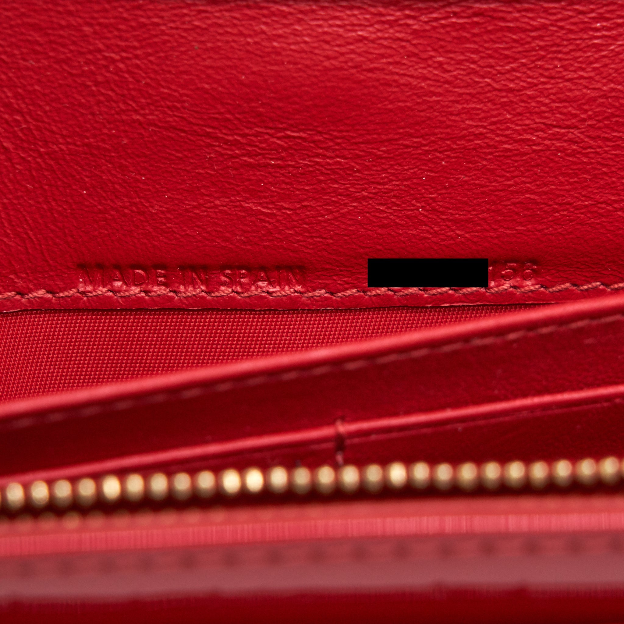 DIOR LADY DIOR WALLET ON CHAIN RED LGHW