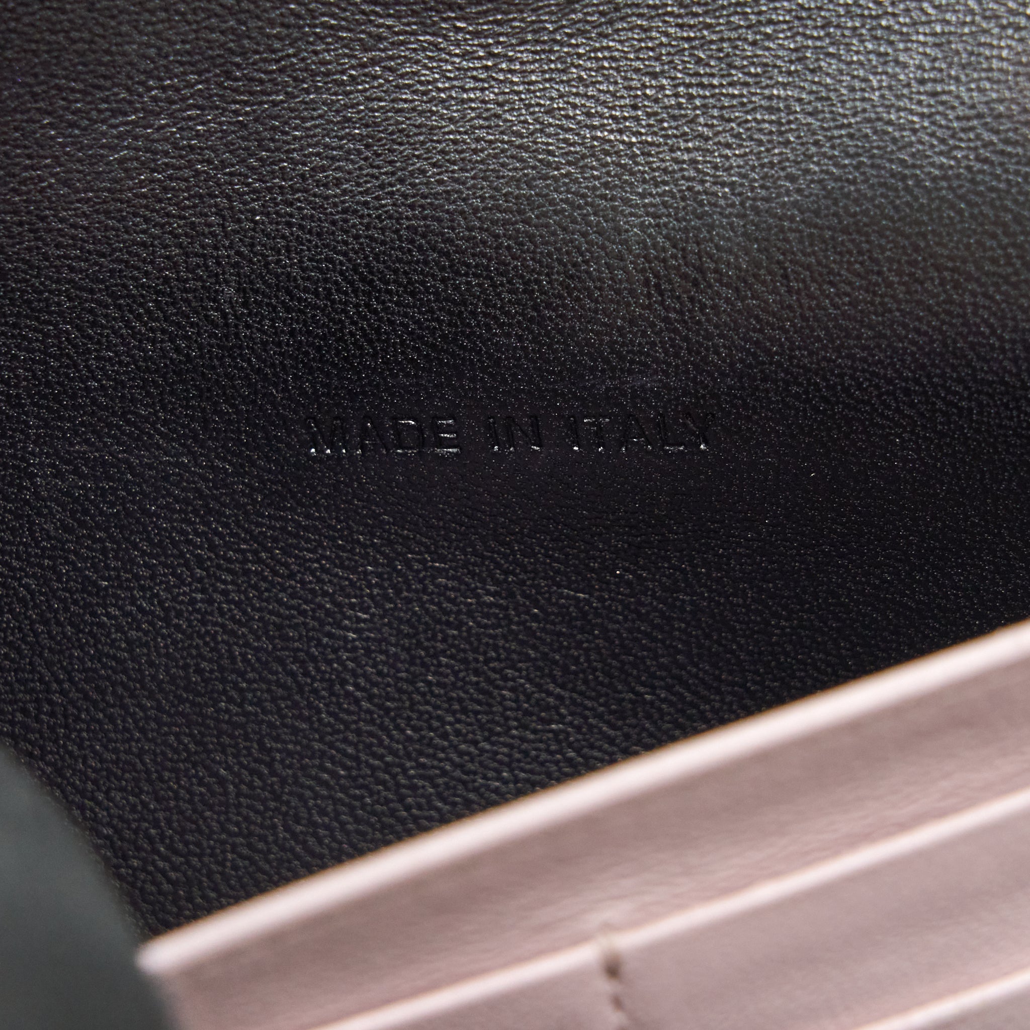 DIOR MISS DIOR MINI CROSSBODY CHAIN BAG LAMBSKIN BLACK LGHW