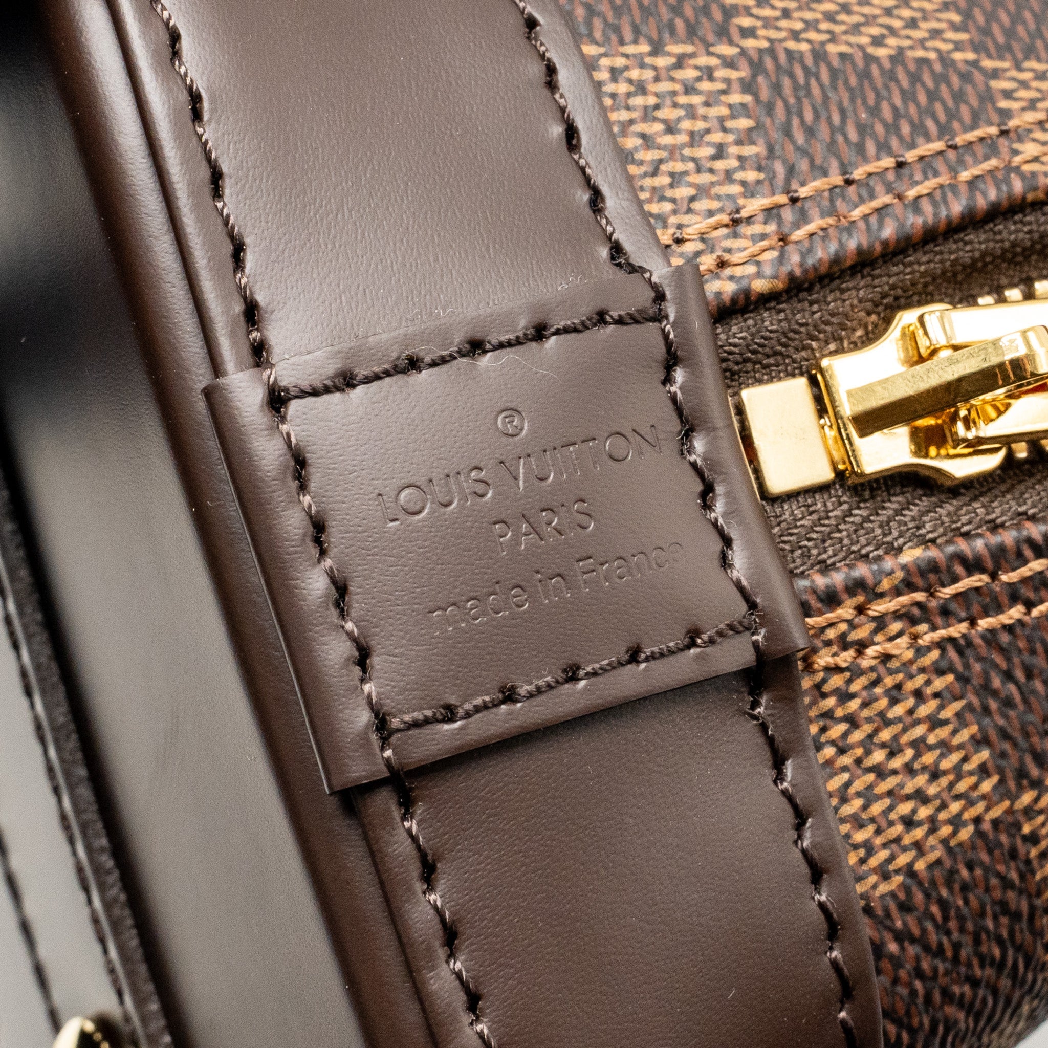 LOUIS VUITTON ALMA BB DAMIER EBENE GHW
