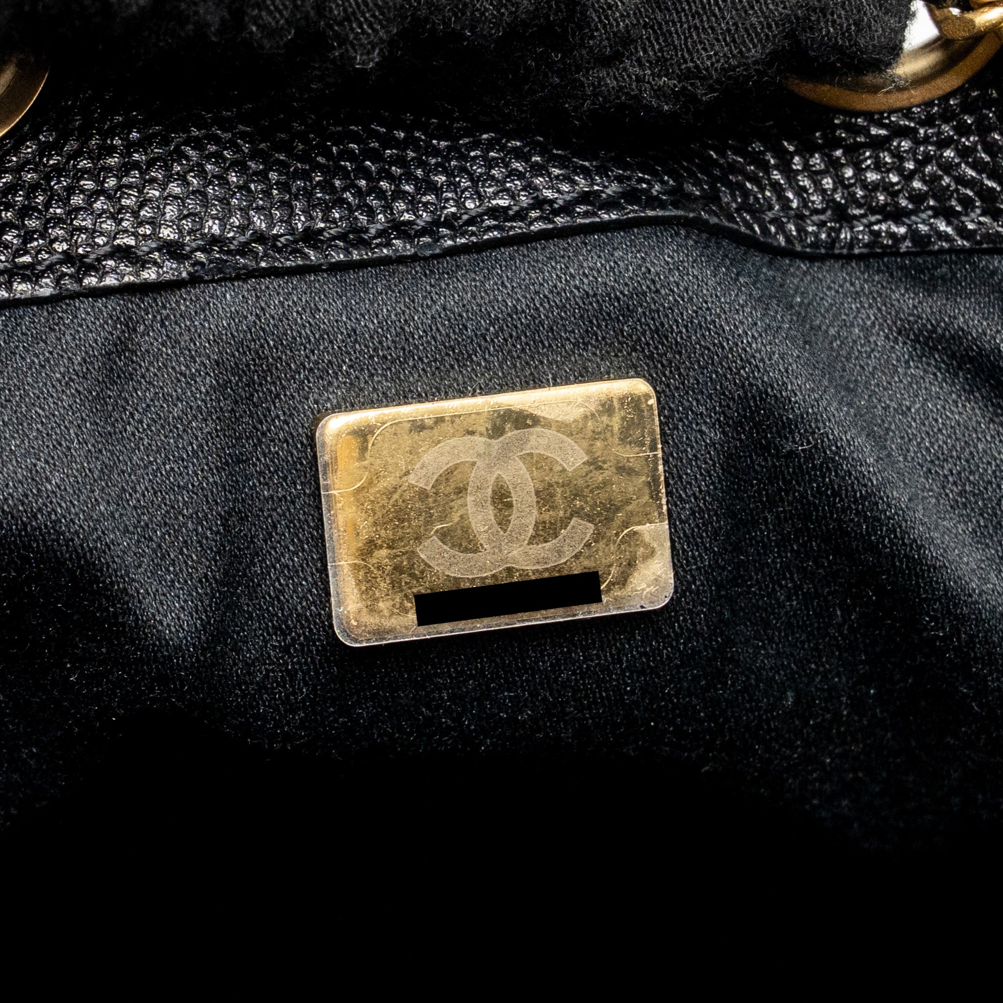 CHANEL SMALL 25 BAG CAVIAR BLACK GHW (MICROCHIP)