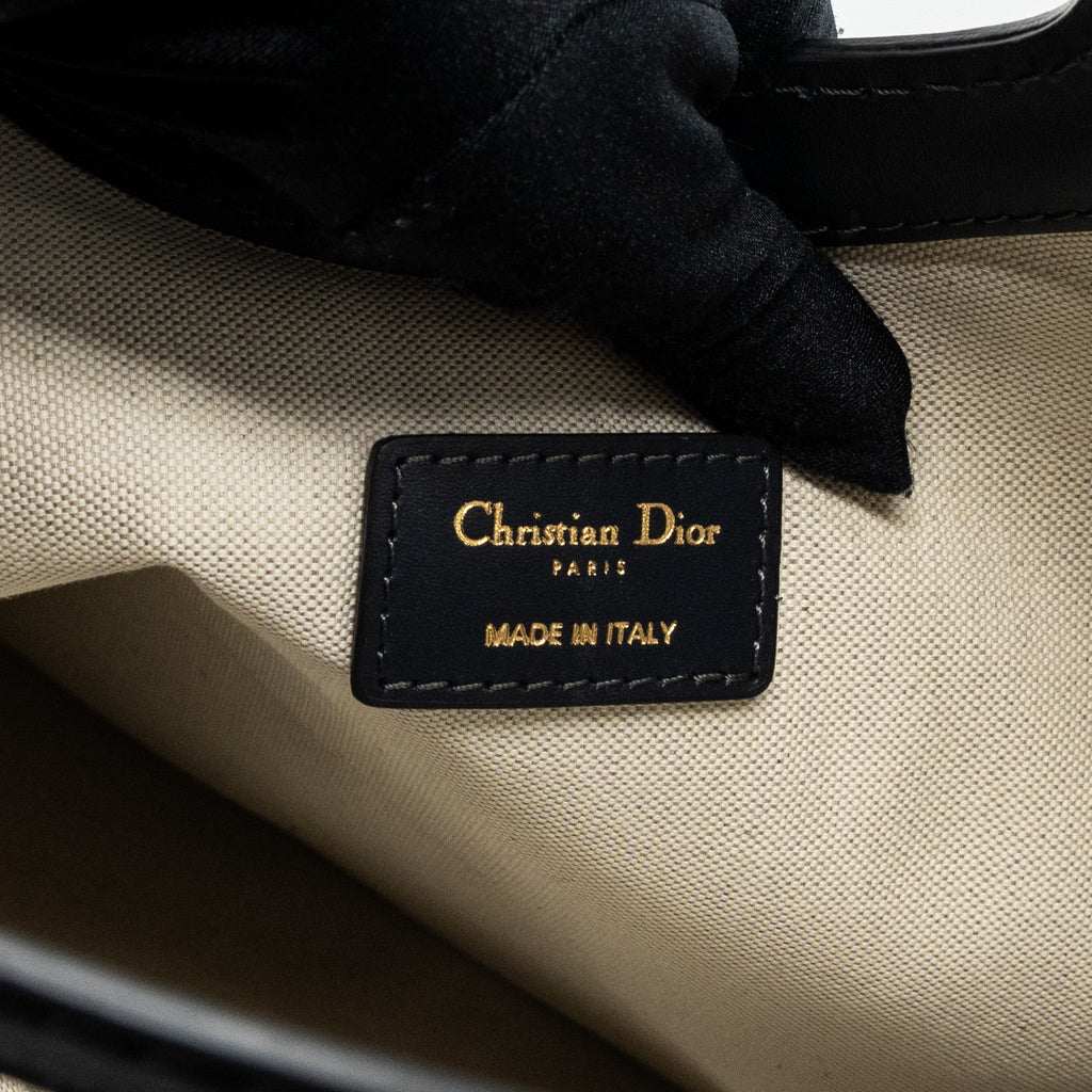 DIOR FOLDER CLUTCH BLUE DIOR OBLIQUE CANVAS/ LEATHER GHW