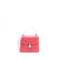 BVLGARI TOP HANDLE SERPENTI BAG CALFSKIN PINK LGHW