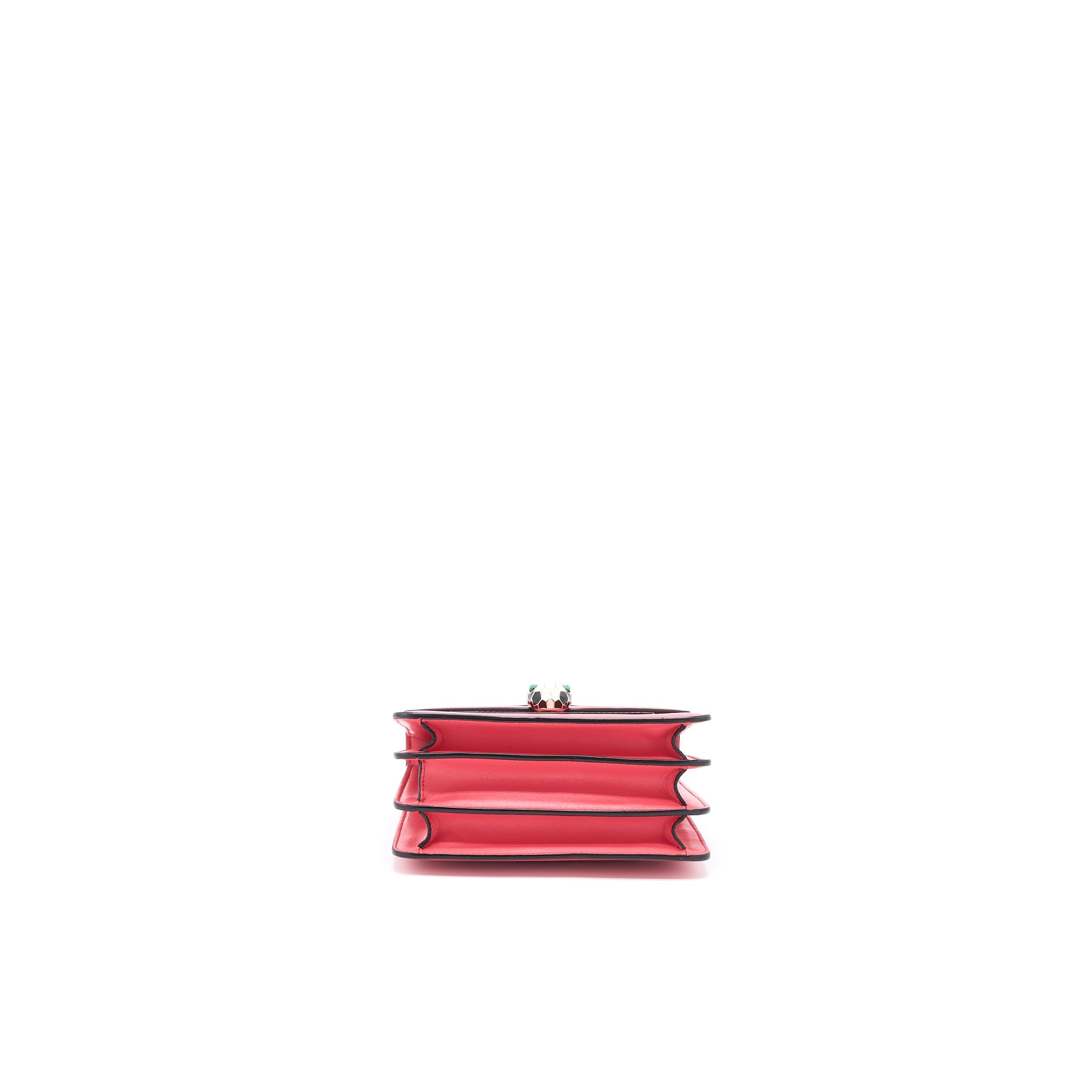BVLGARI TOP HANDLE SERPENTI BAG CALFSKIN PINK LGHW