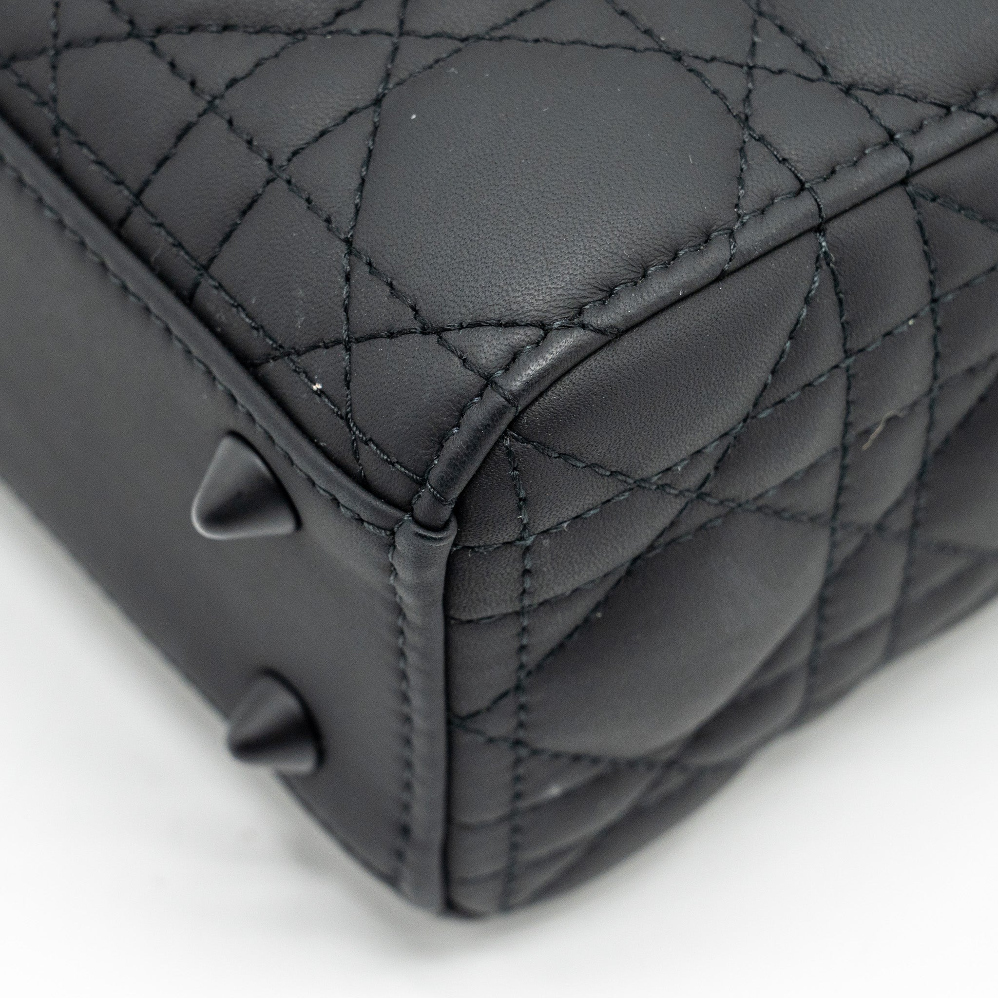 DIOR SMALL MY ABC LADY DIOR CANNAGE CALFSKIN SO BLACK