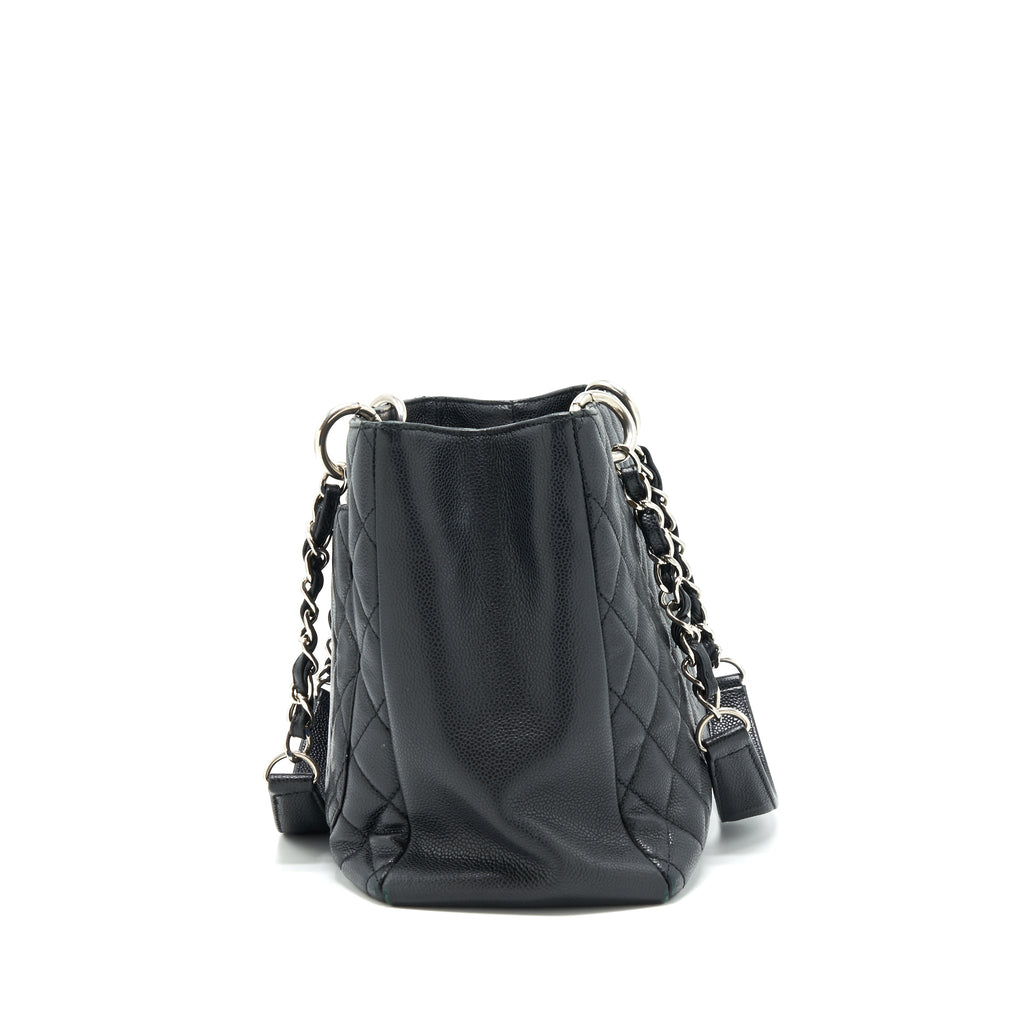 CHANEL GRAND SHOPPING TOTE CAVIAR BLACK SHW