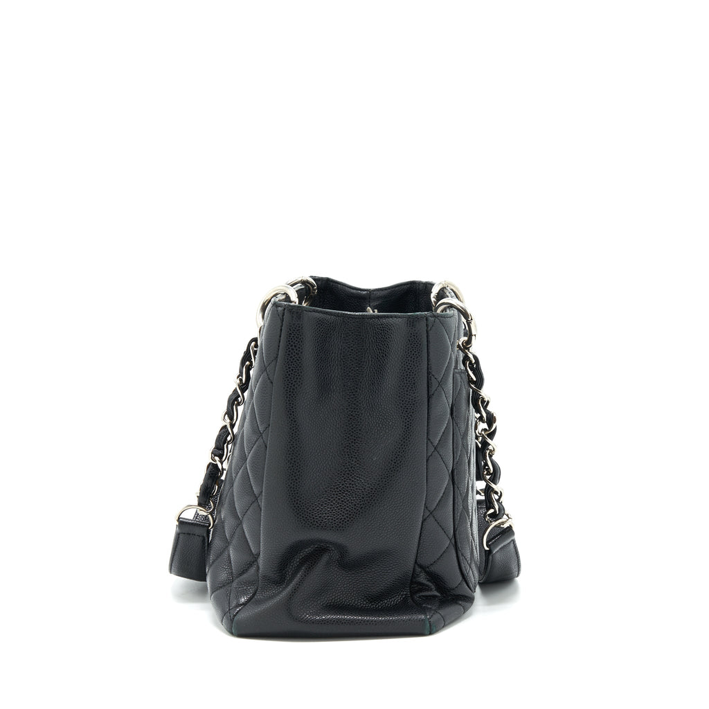 CHANEL GRAND SHOPPING TOTE CAVIAR BLACK SHW