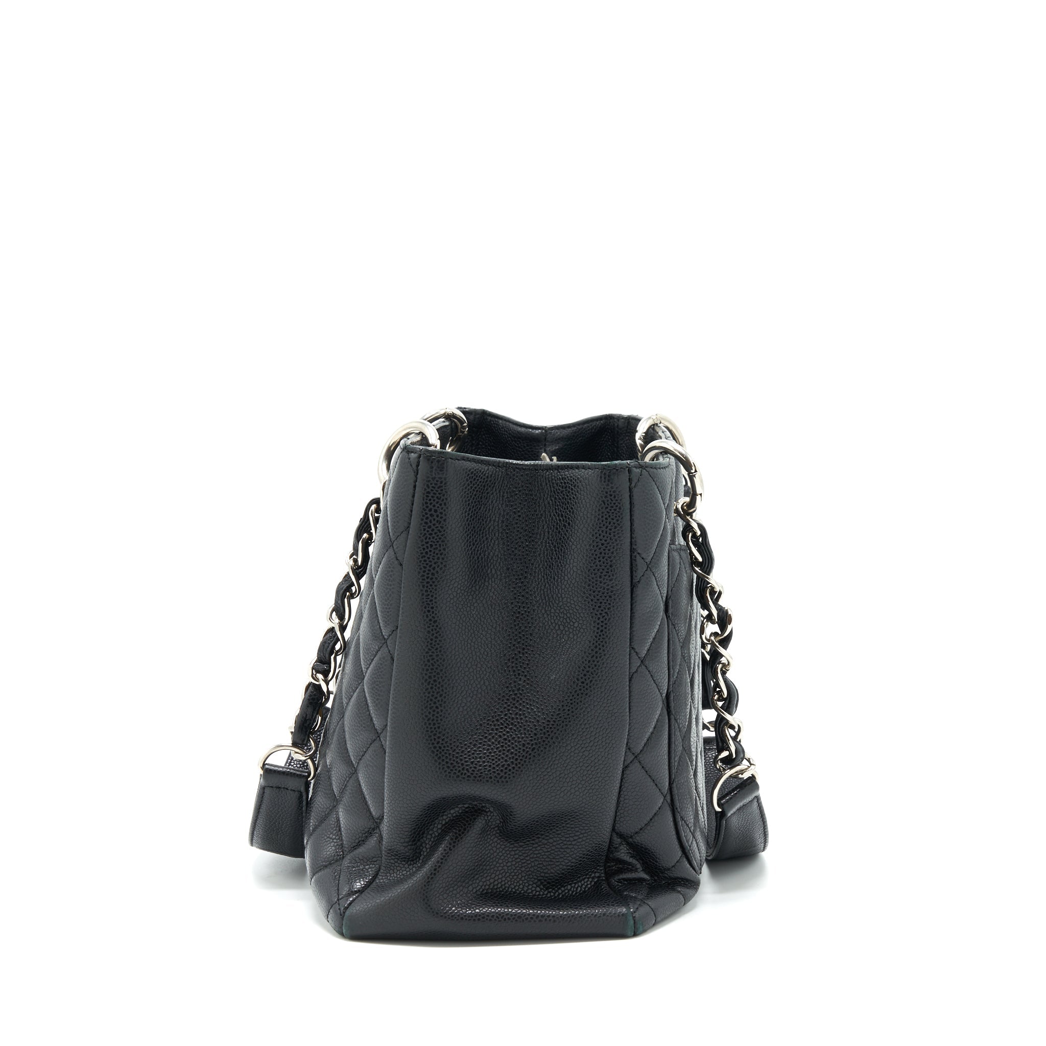 CHANEL GRAND SHOPPING TOTE CAVIAR BLACK SHW
