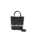 BALENCIAGA TOTE BAG CALFSKIN BLACK GHW