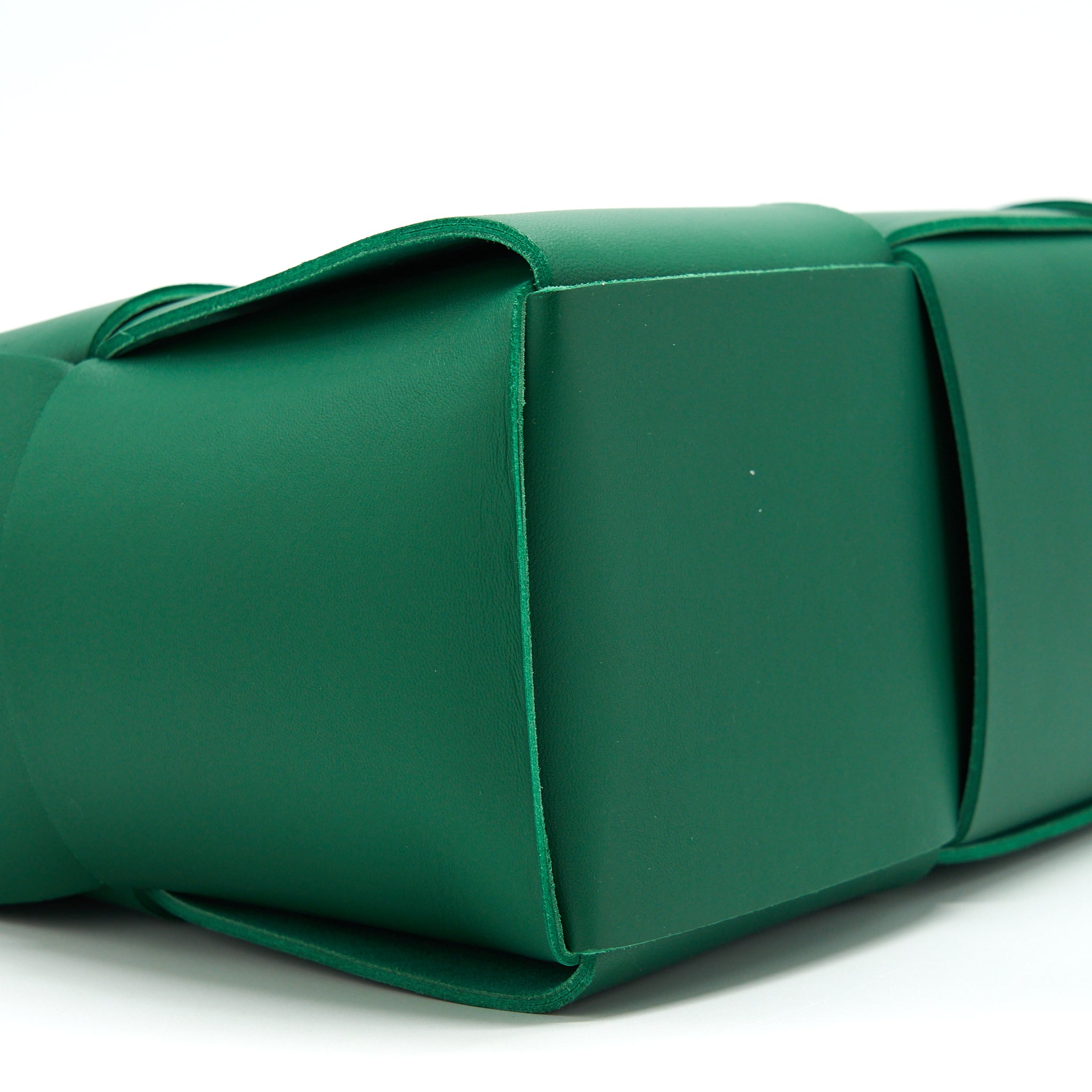 BOTTEGA VENETA ARCO TOTE BAG LAMBSKIN PARAKEET GREEN GHW