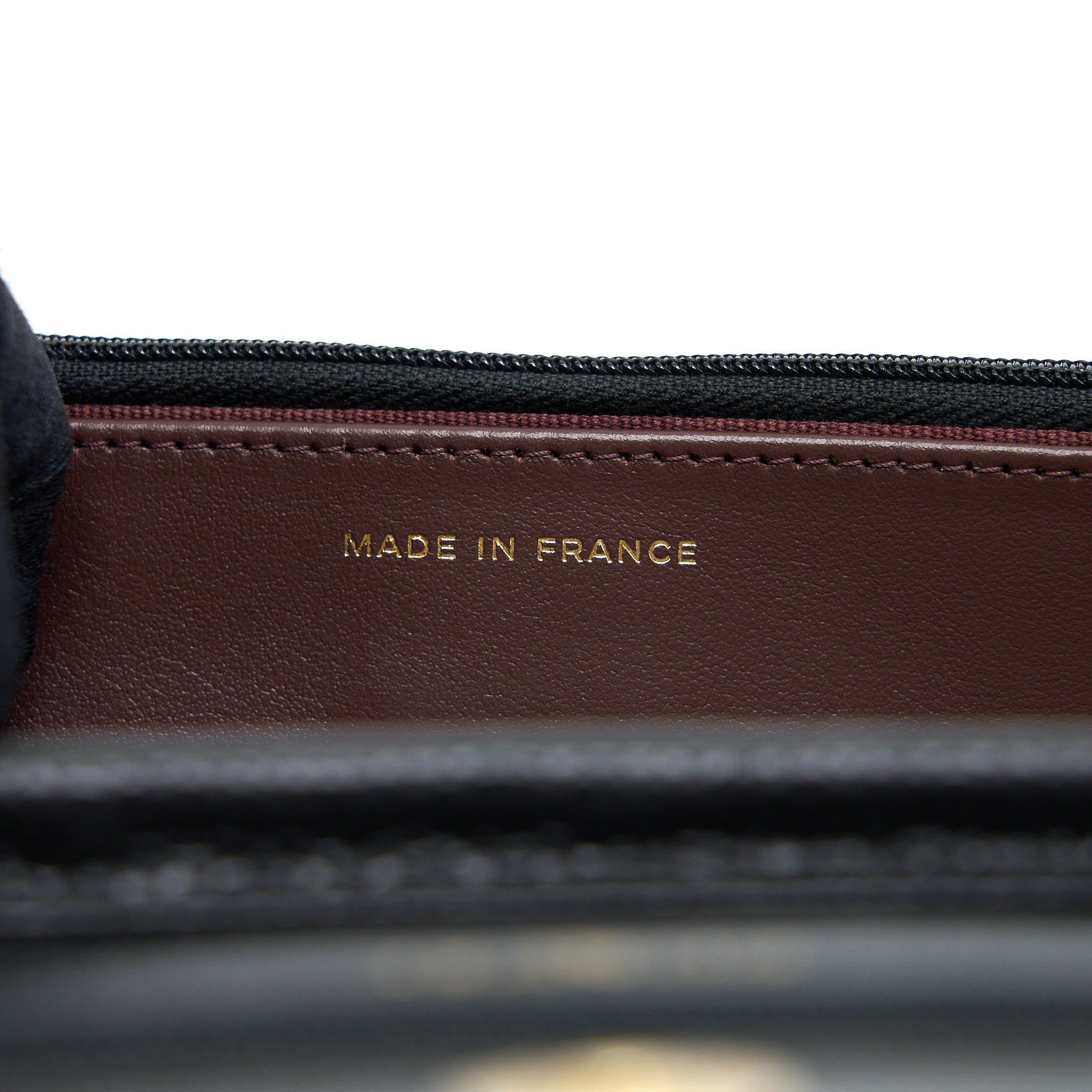 CHANEL CLASSIC WALLET ON CHAIN CAVIAR BLACK GHW (MICROCHIP)
