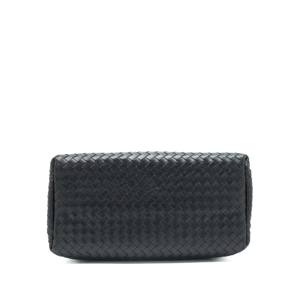 BOTTEGA VENETA INTRECCIATO ROMA BAG BLACK
