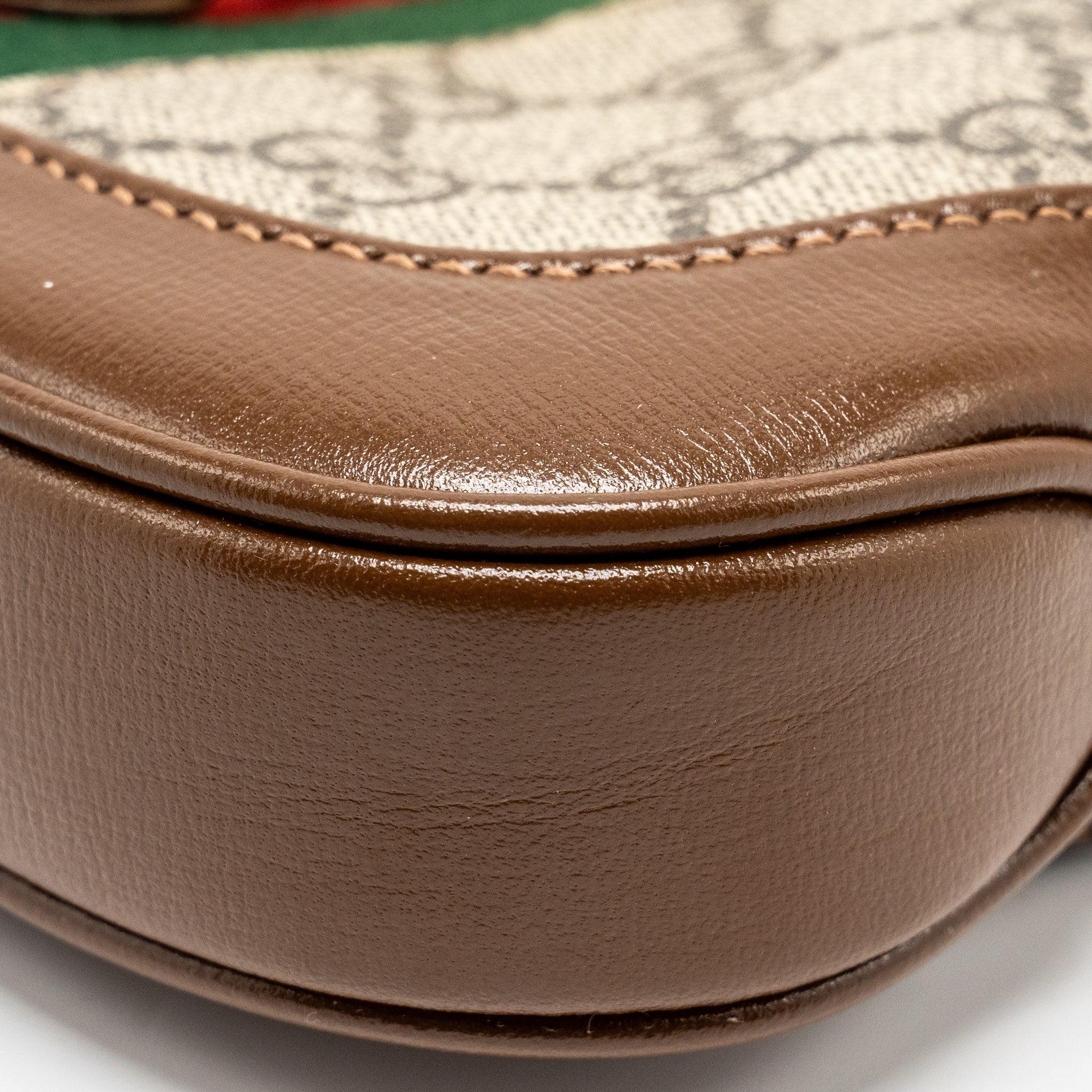 GUCCI JACKIE 1961 MINI SHOULDER BAG GG SUPREME CANVAS/CALFSKIN BROWN/MULTICOLOUR GHW