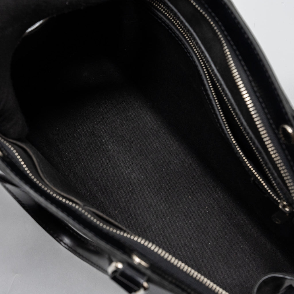 LOUIS VUITTON TOTE BAG EPI BLACK SHW