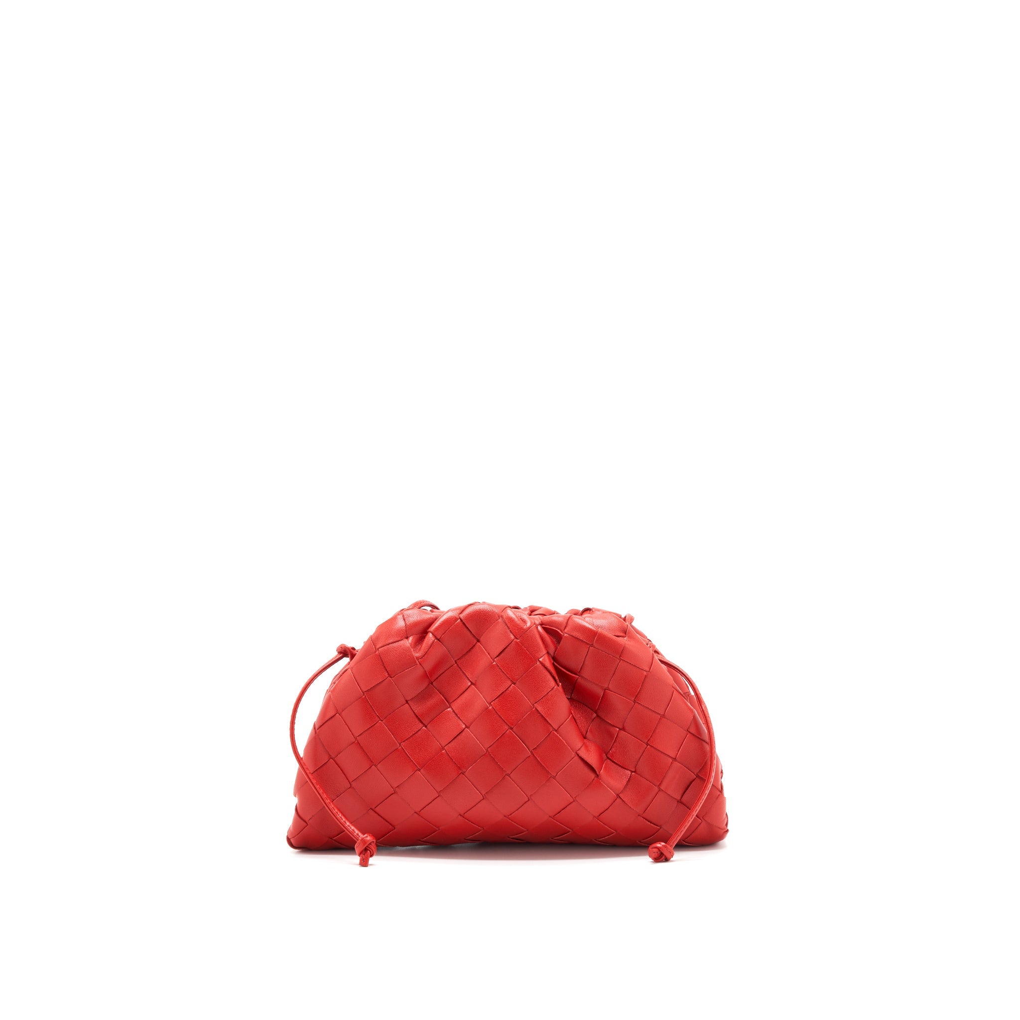 BOTTEG VENETA MINI POUCH RED