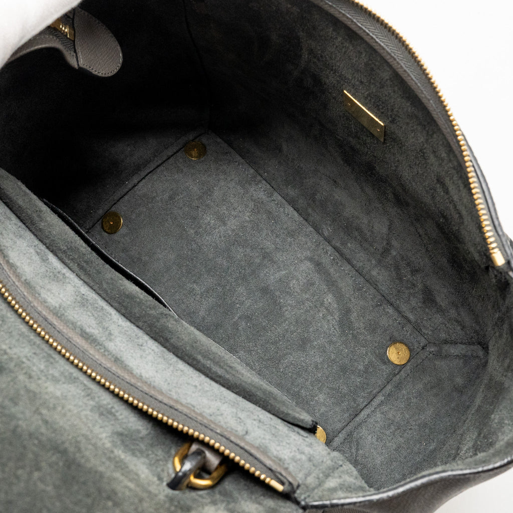 CELINE MINI BELT BAG CALFSKIN GREY GHW