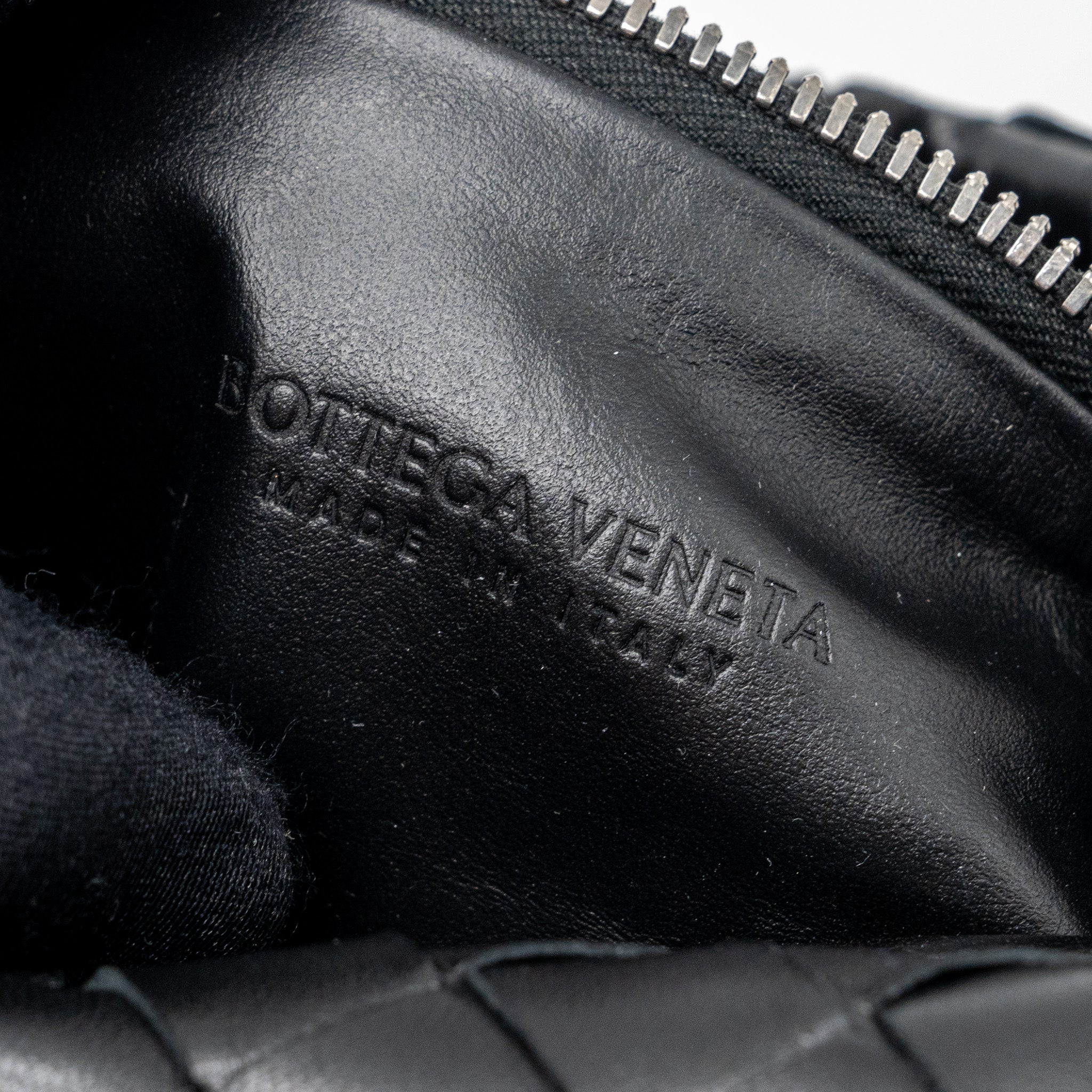 BOTTEGA VENETA MINI JODIE LAMBSKIN BLACK SHW