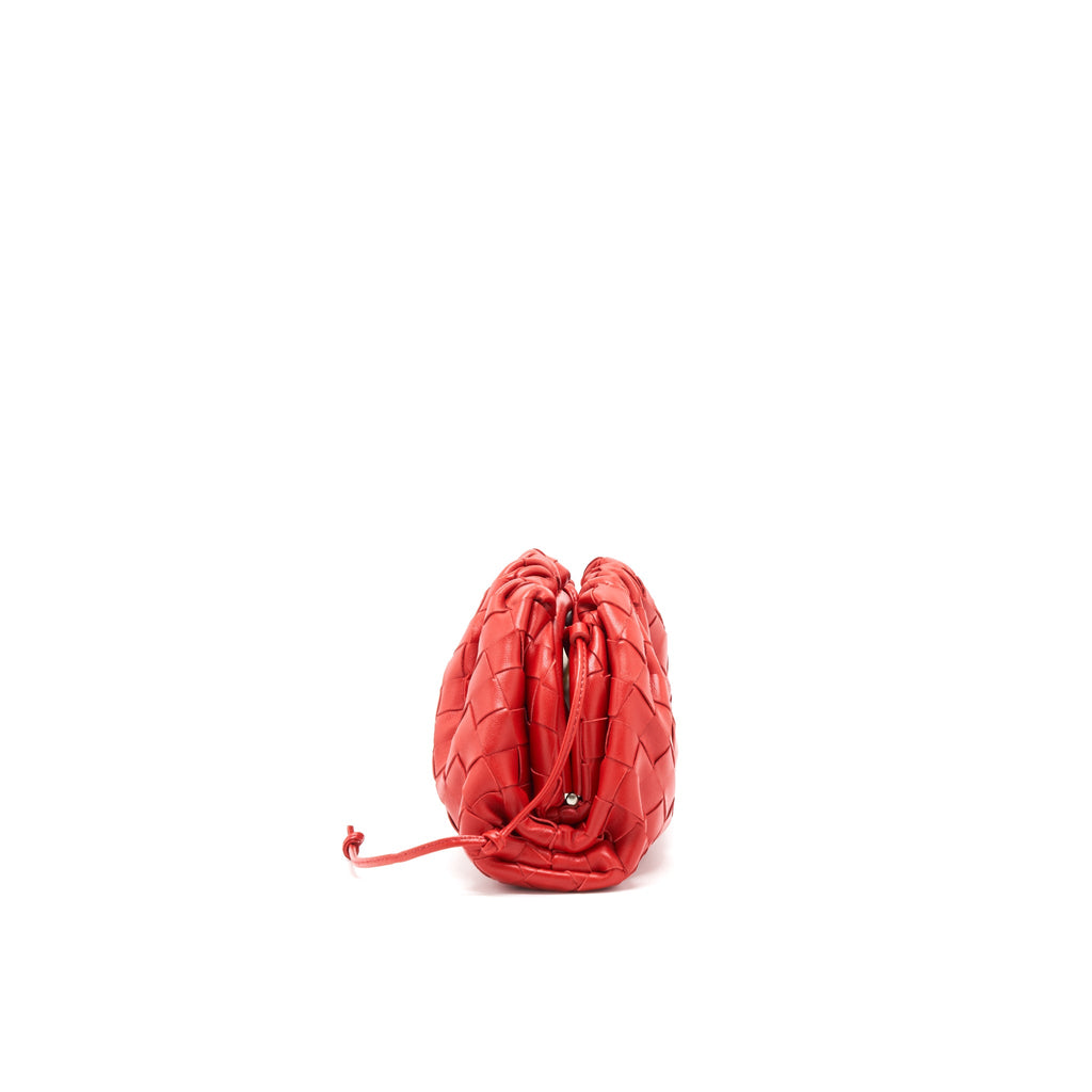 BOTTEG VENETA MINI POUCH RED