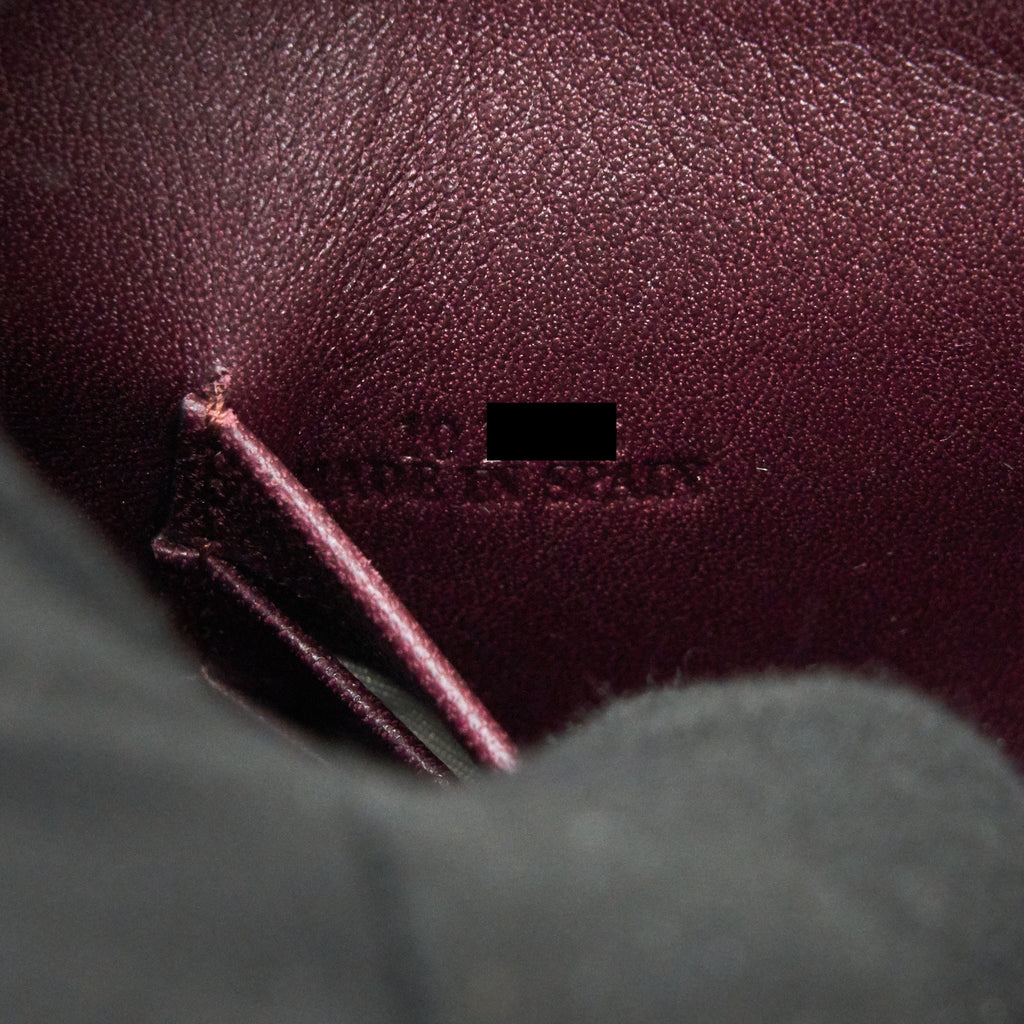 LOEWE GATE DOUBLE ZIP POUCH IN CALFSKIN
