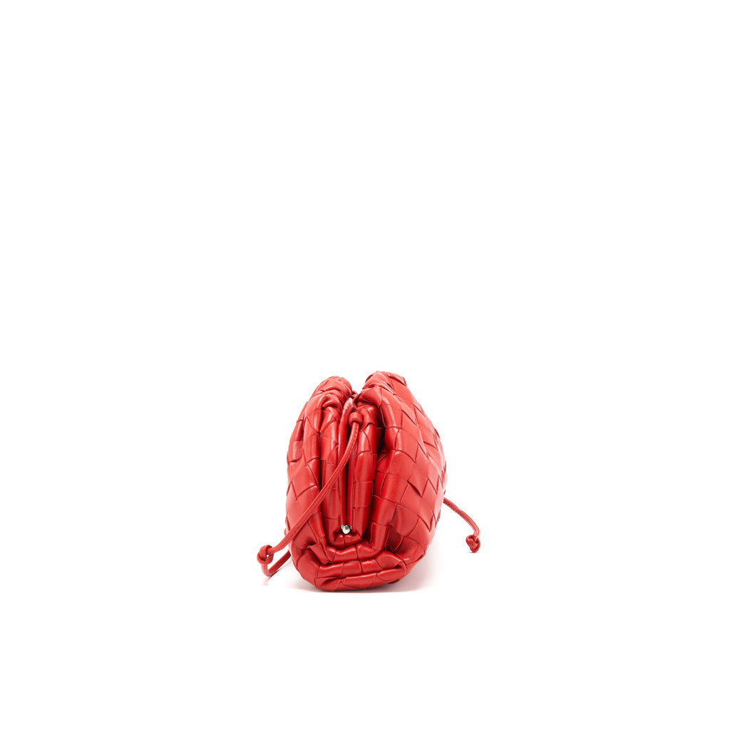 BOTTEG VENETA MINI POUCH RED