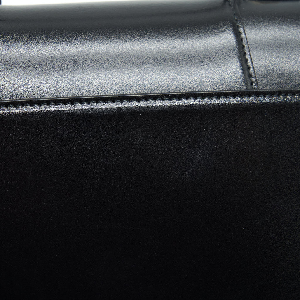 BALENCIAGA HOURGLASS S CALFSKIN BLACK GHW
