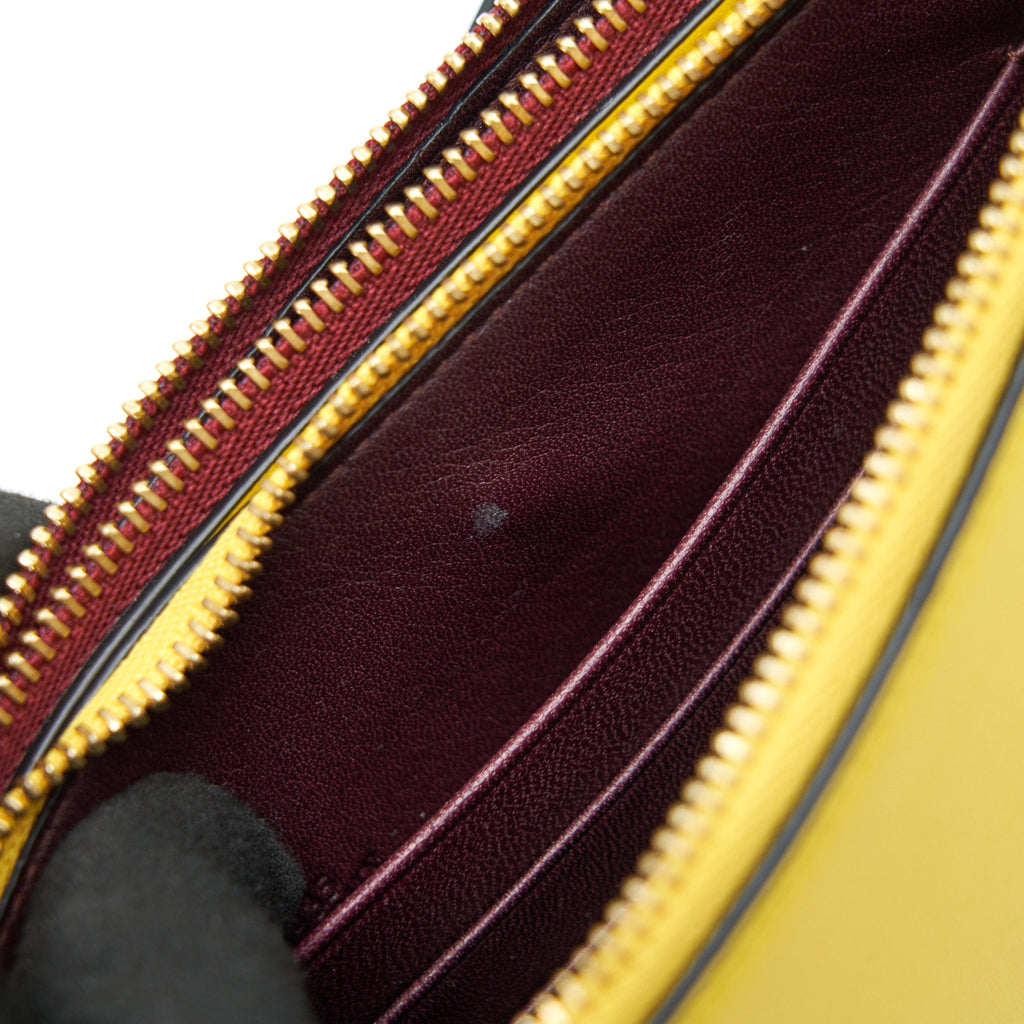 LOEWE GATE DOUBLE ZIP POUCH IN CALFSKIN