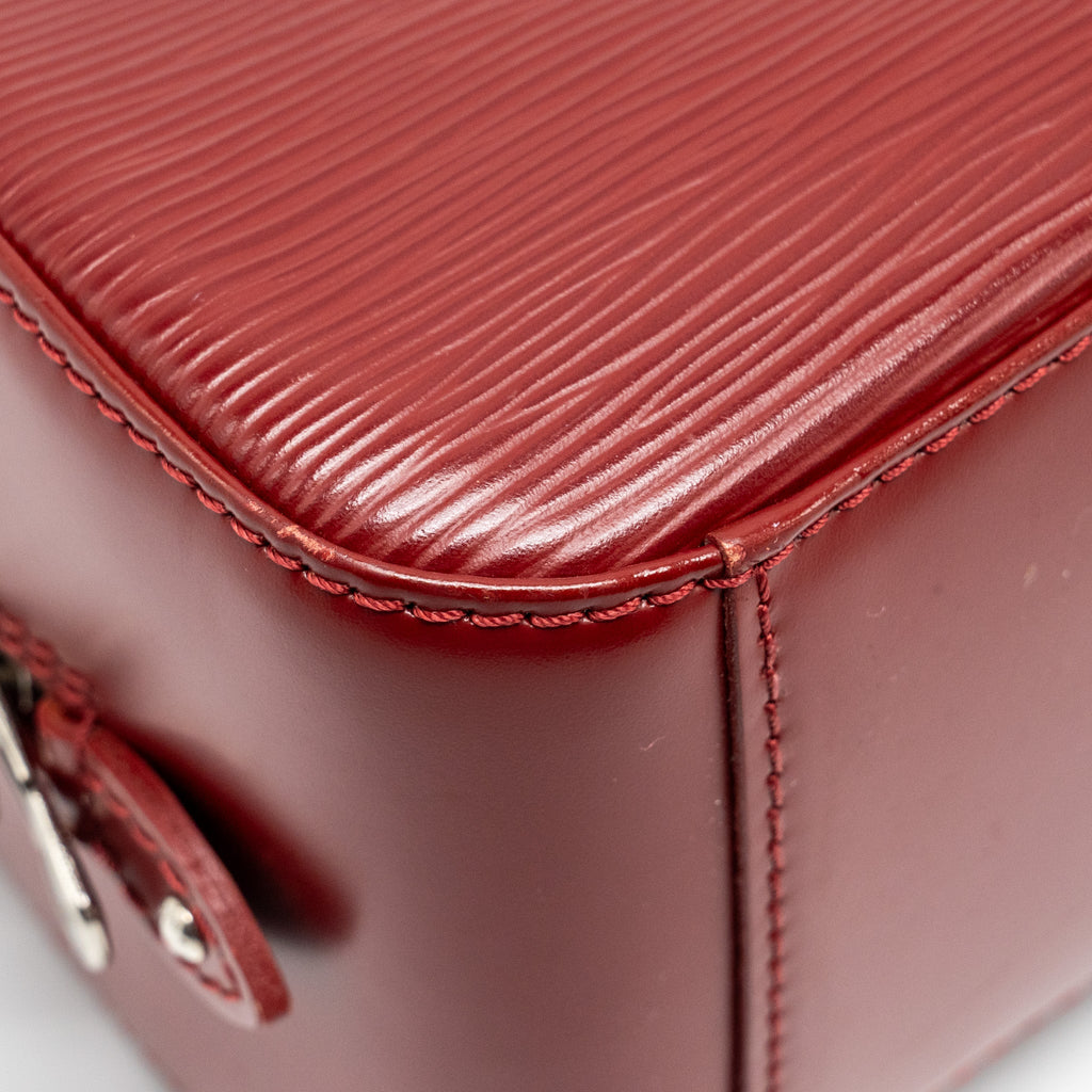 LOUIS VUITTON JASMINE BOSTON BAG EPI RED SHW