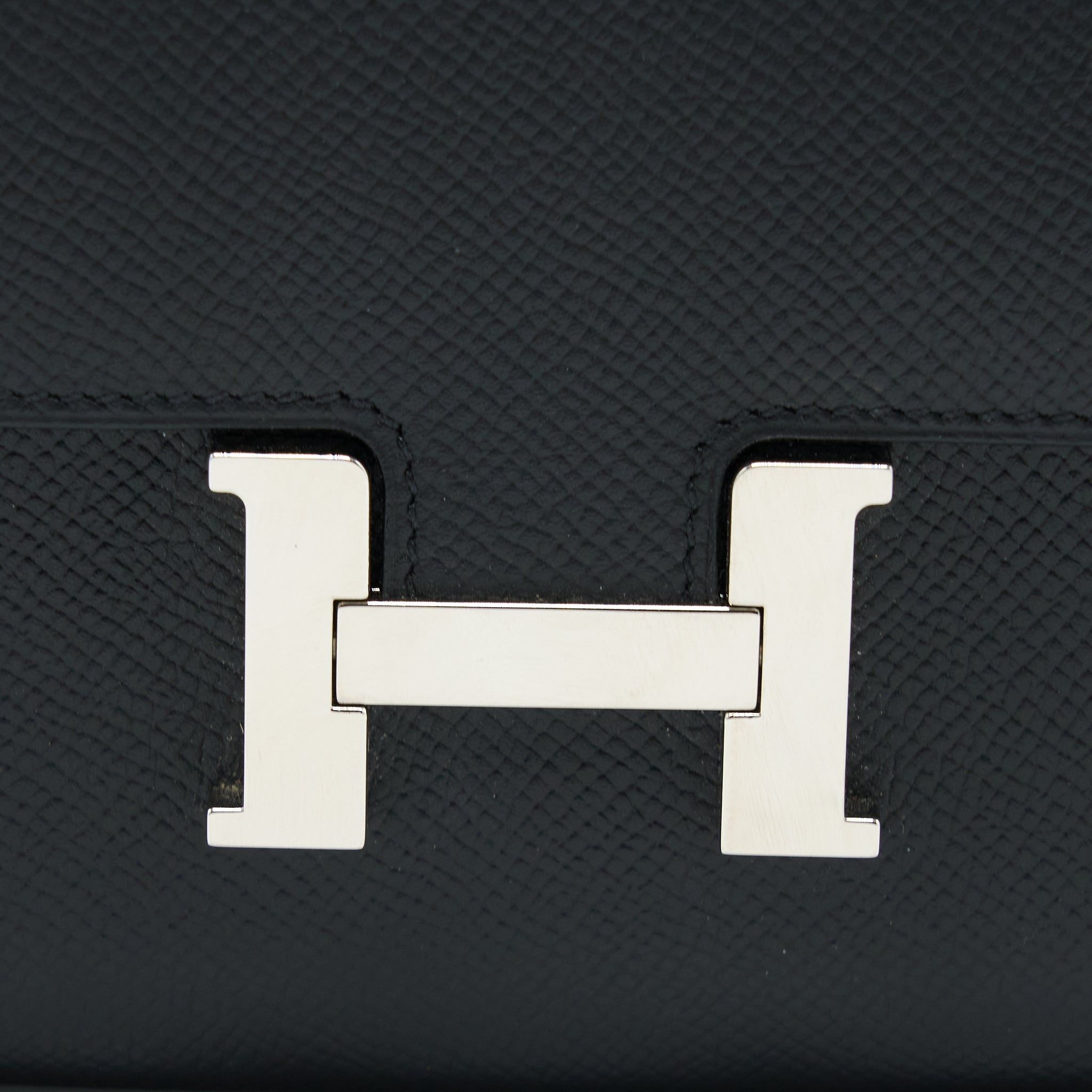 HERMES CONSTANCE WALLET EPSOM BLACK SHW