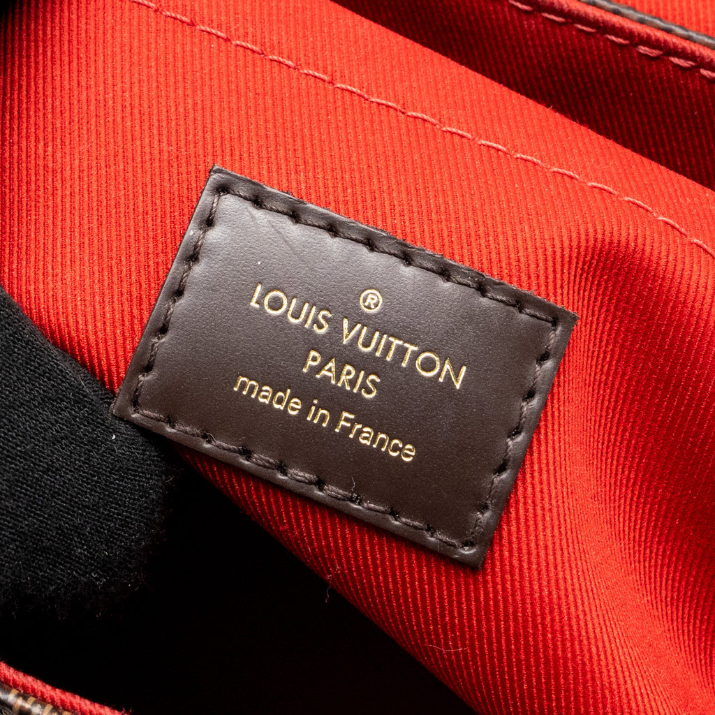 LOUIS VUITTON CROISETTE DAMIER EBENE CANVAS GHW