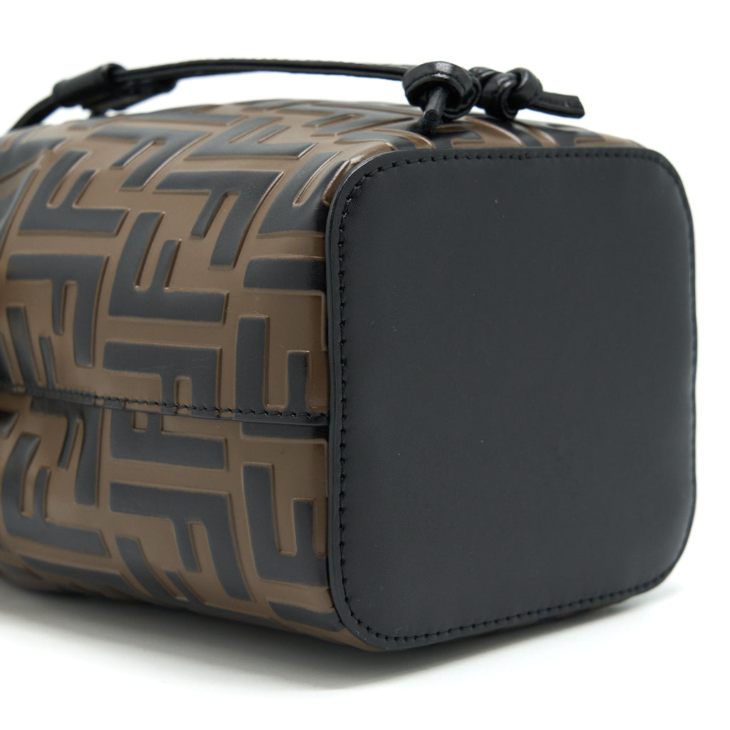 FENDI MON TRESOR MINI BUCKET BROWN GHW
