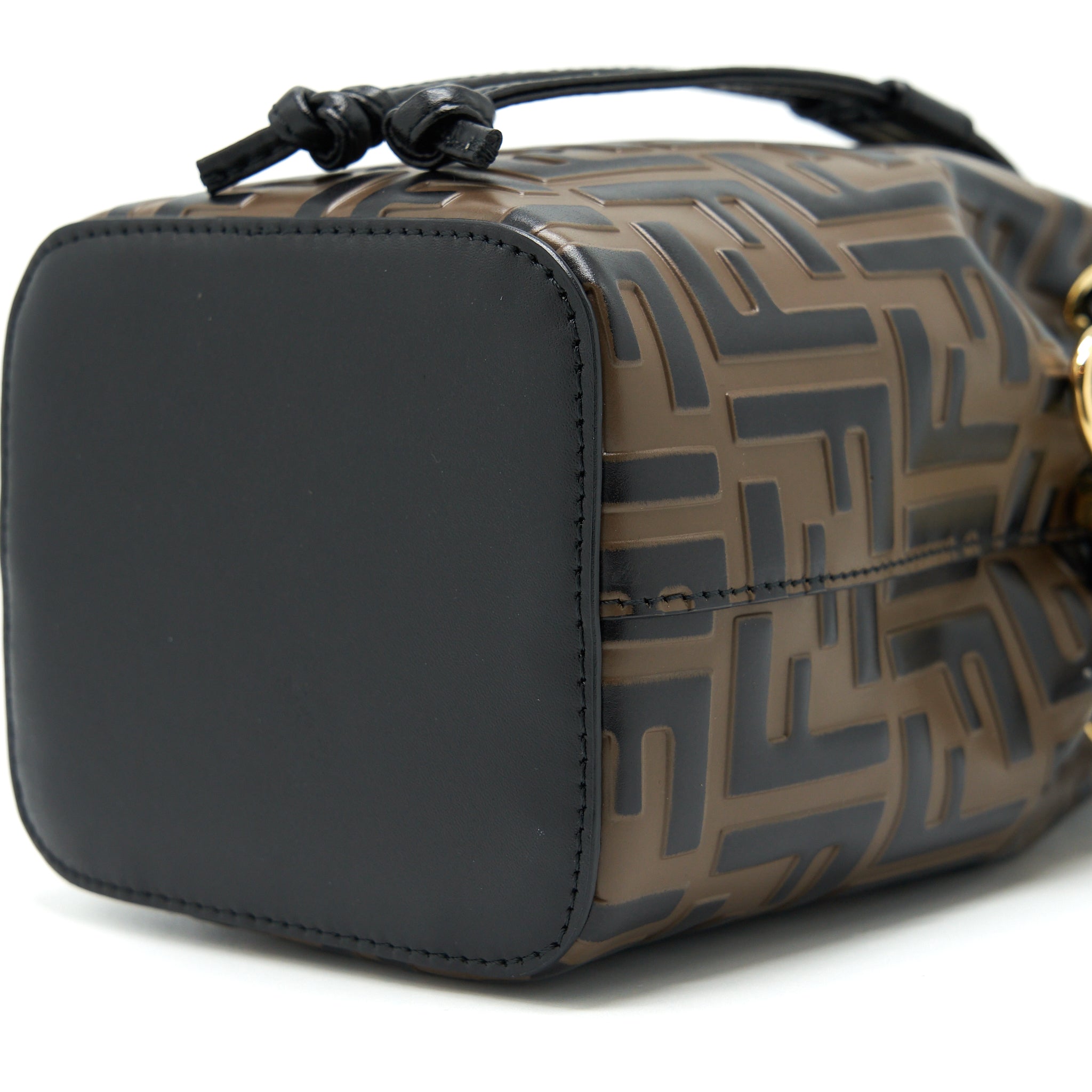 FENDI MON TRESOR MINI BUCKET BROWN GHW