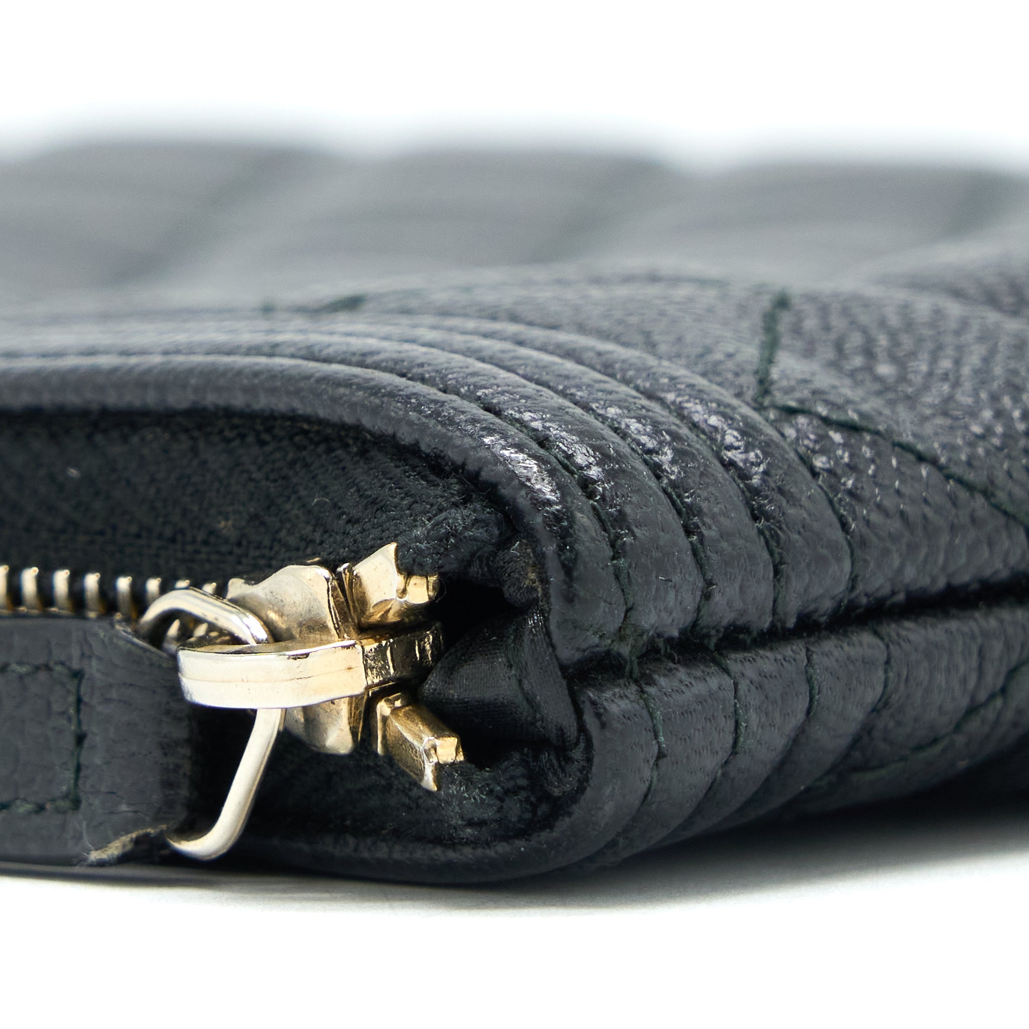 CHANEL BOY CLUTCH CAVIAR BLACK GHW