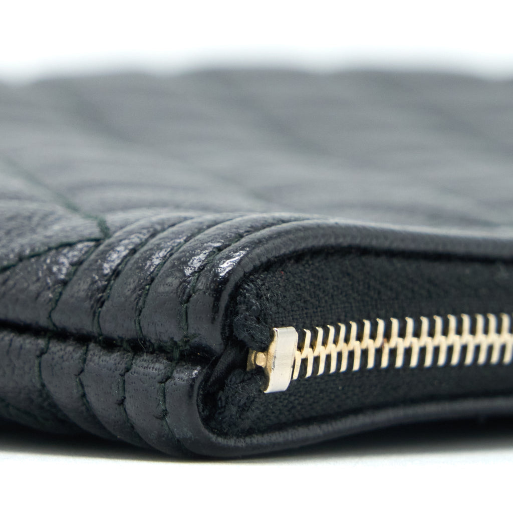 CHANEL BOY CLUTCH CAVIAR BLACK GHW