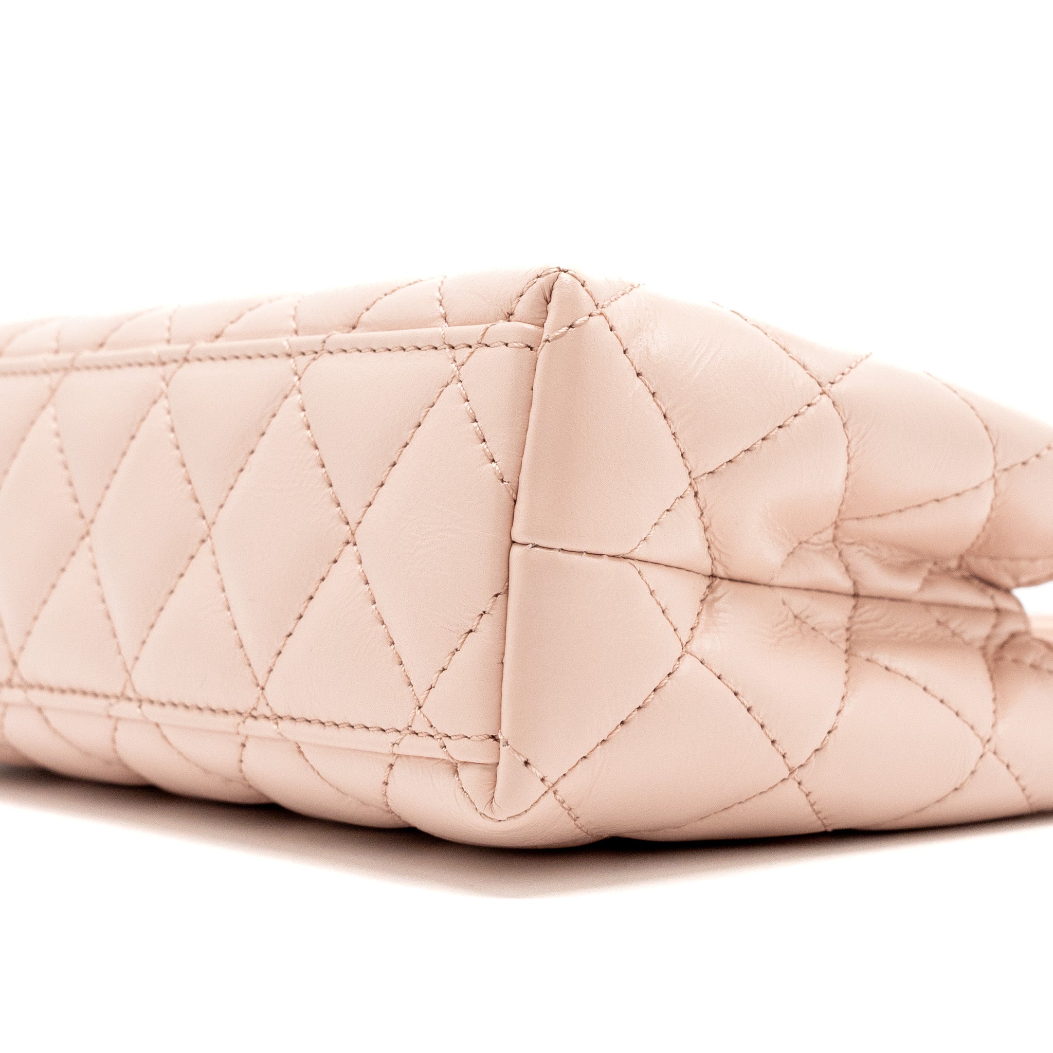 CHANEL 23K MINI SHOPPING TOTE CALFSKIN LIGHT PINK GHW(MICROCHIP)