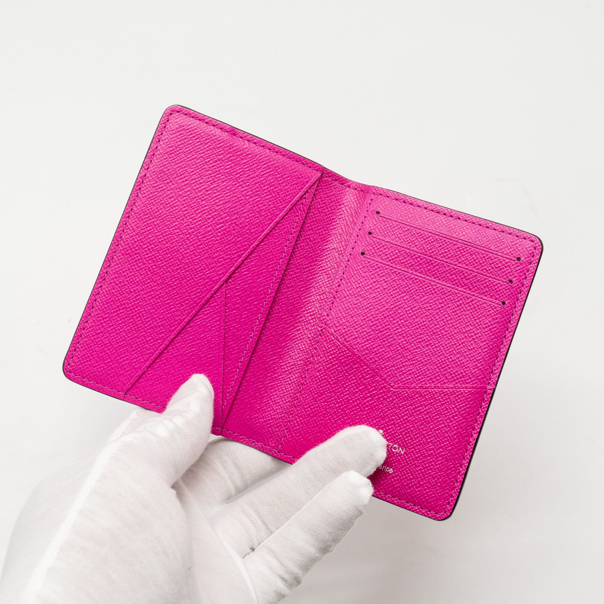 LOUIS VUITTON POCKET ORGANISER MONOGRAM CANVAS PINK