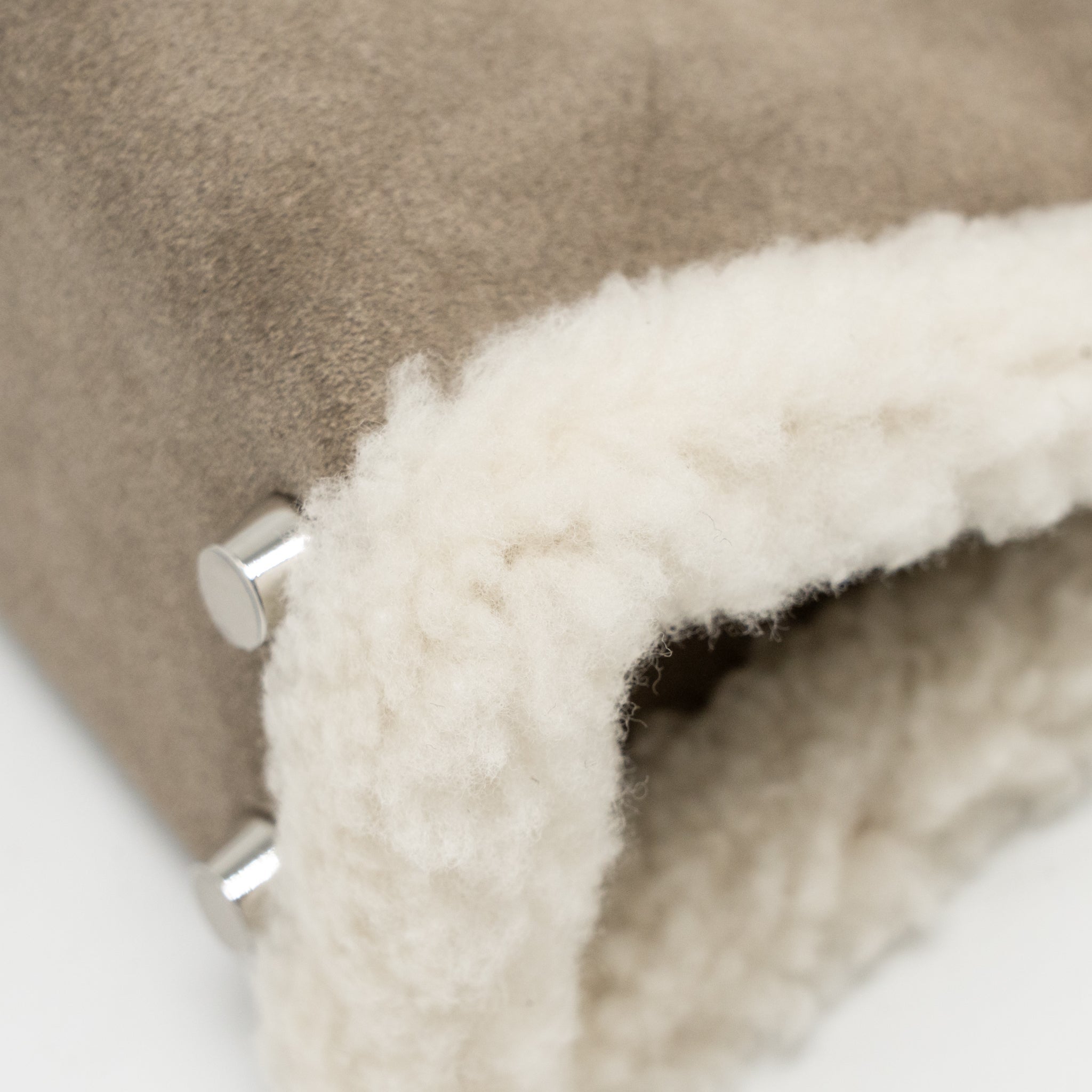 HERMES MINI KELLY PLUCH GRIZZLY/SWIFT/MOUTON MERINOS GRIS CAILLOU/ECRU/ETOUPE SHW