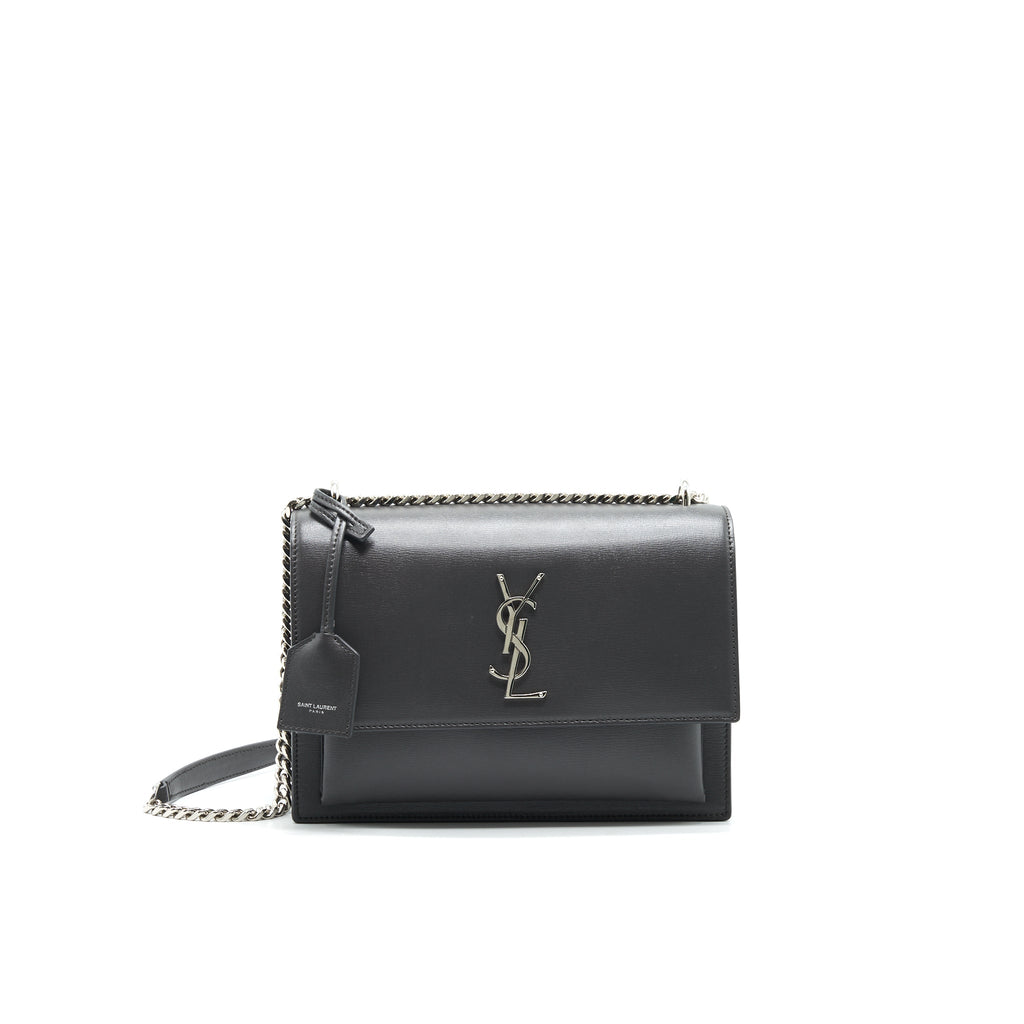 SAINT LAURENT MEDIUM SUNSET DARK GREY SHW