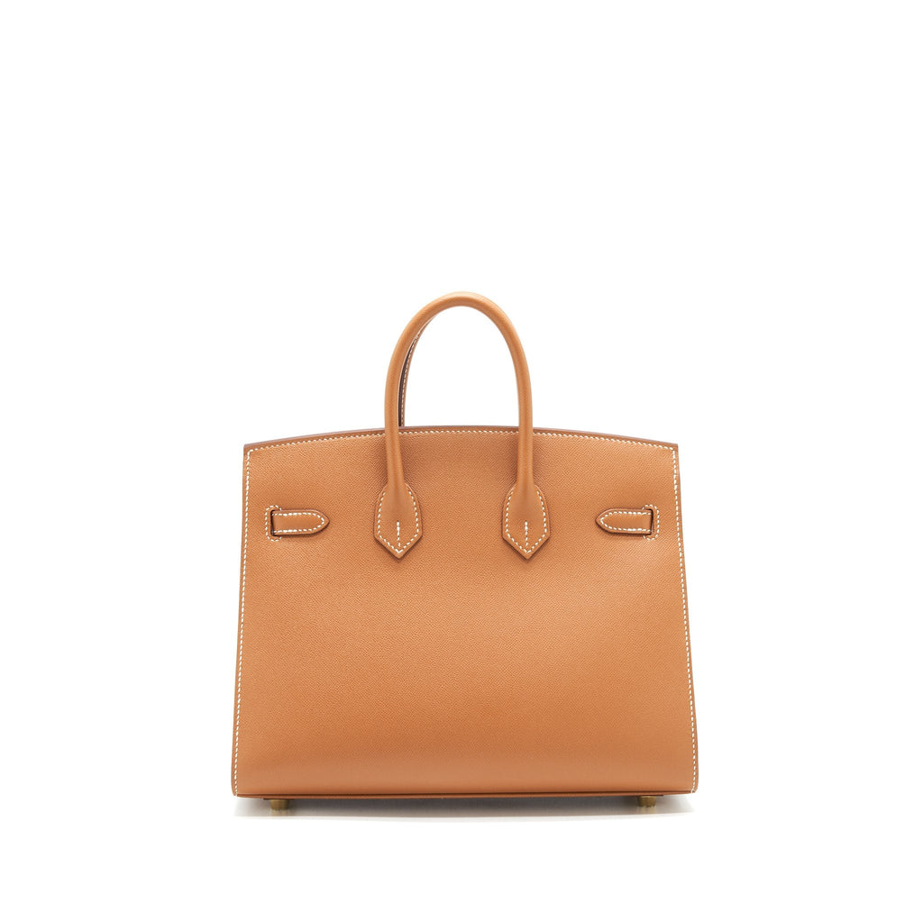 HERMES BIRKIN 25 SELLIER MADAME GOLD GHW