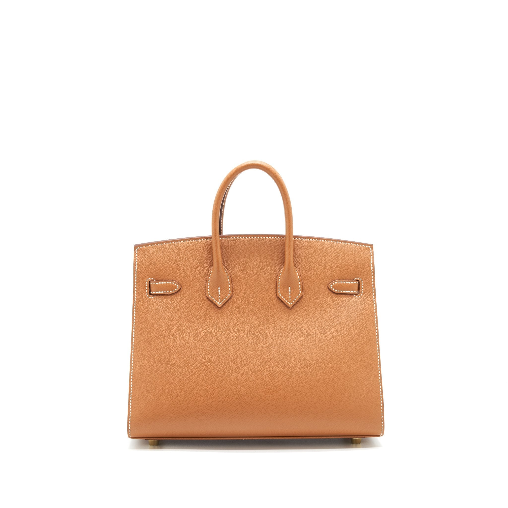 HERMES BIRKIN 25 SELLIER MADAME GOLD GHW